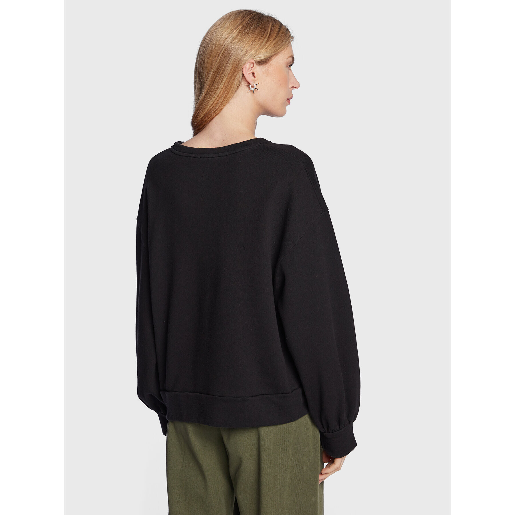 Pinko Суитшърт 100299 A0K9 Черен Regular Fit - Pepit.bg