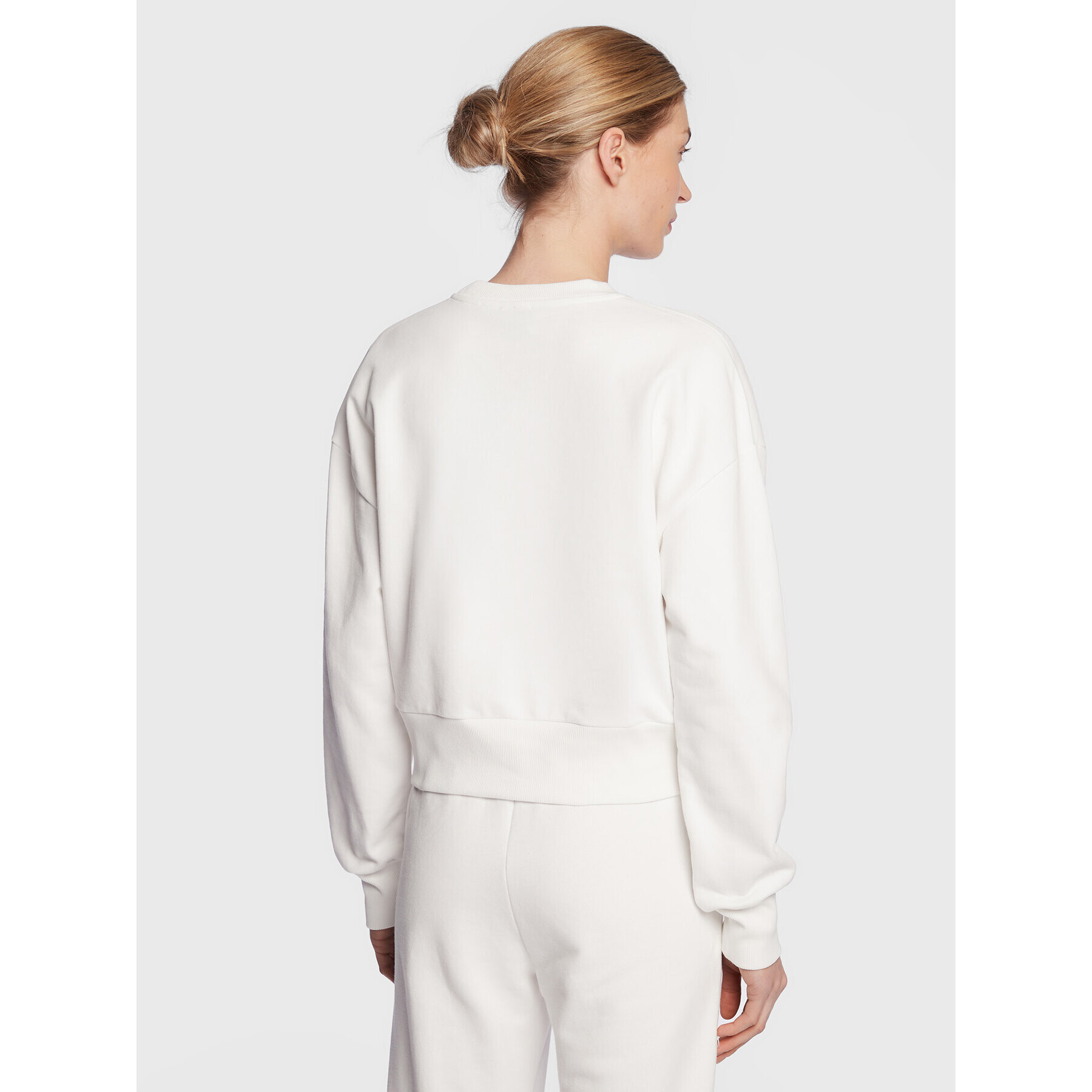 Pinko Суитшърт 100369 A0KM Бял Relaxed Fit - Pepit.bg