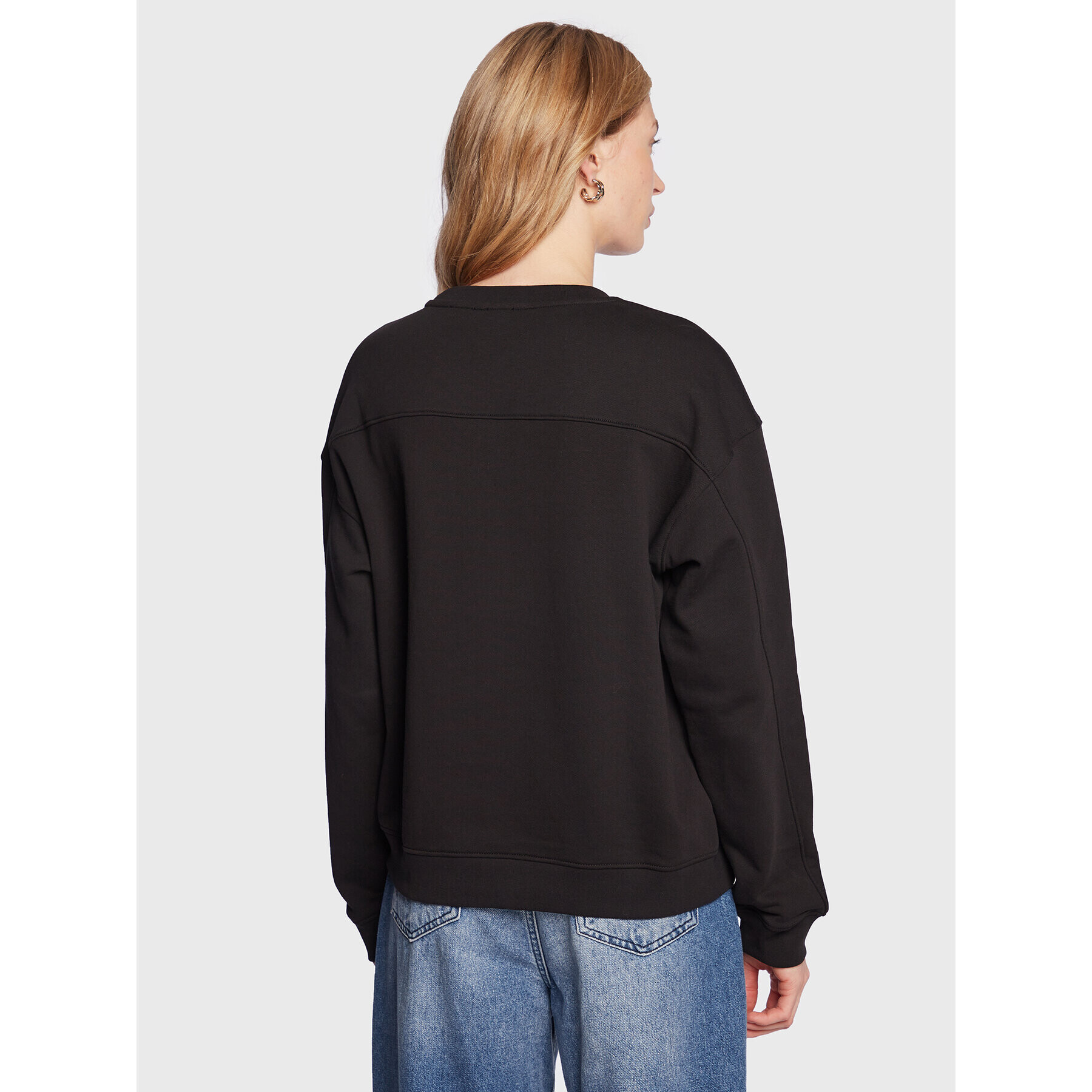 Pinko Суитшърт 100534 A0M9 Черен Relaxed Fit - Pepit.bg