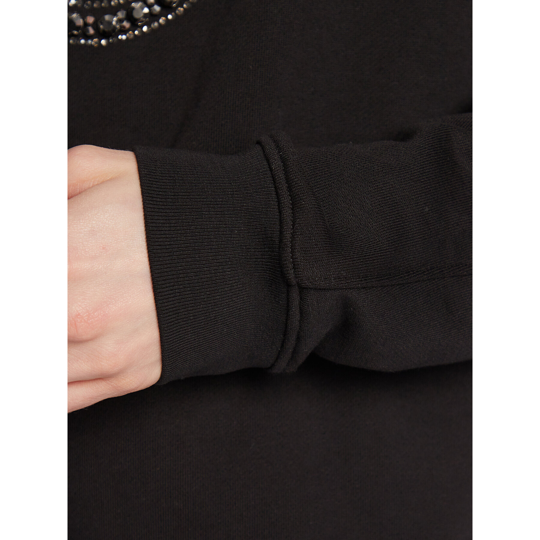 Pinko Суитшърт 100534 A0M9 Черен Relaxed Fit - Pepit.bg