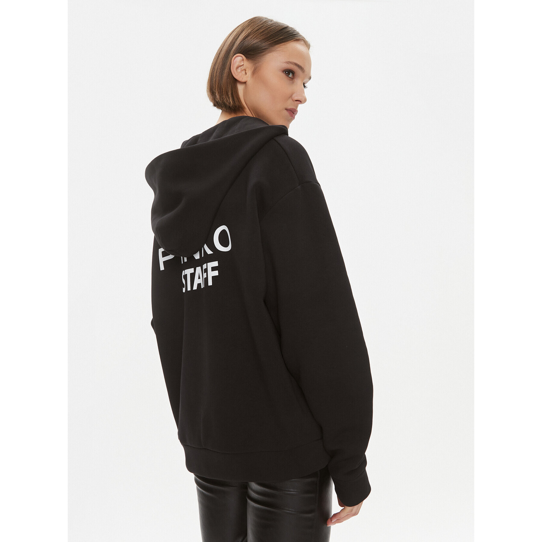 Pinko Суитшърт 102471 A1DJ Черен Loose Fit - Pepit.bg