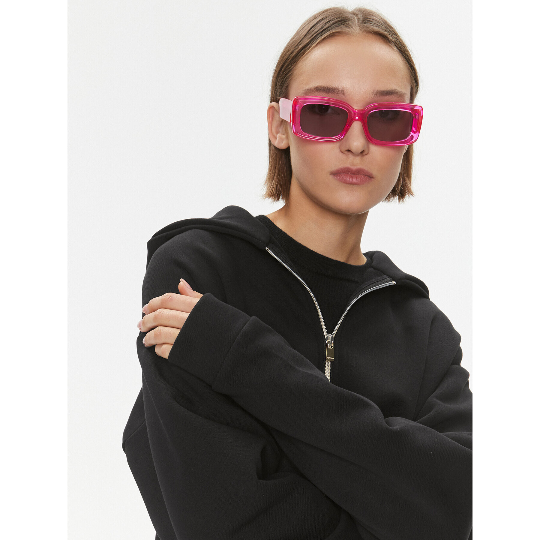 Pinko Суитшърт 102471 A1DJ Черен Loose Fit - Pepit.bg