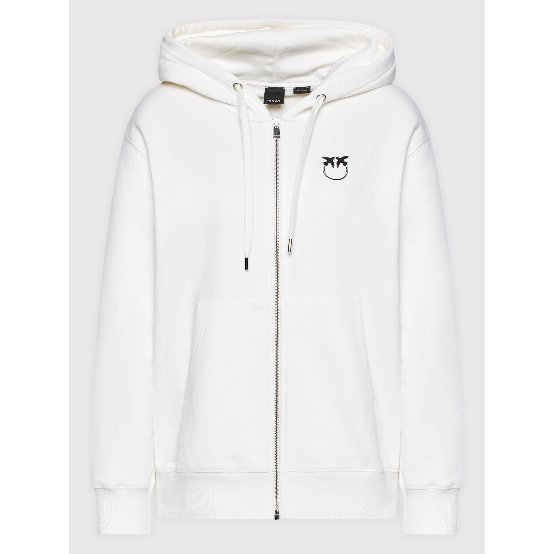 Pinko Суитшърт Biscotti 1 1G186Q Y54B Бял Regular Fit - Pepit.bg