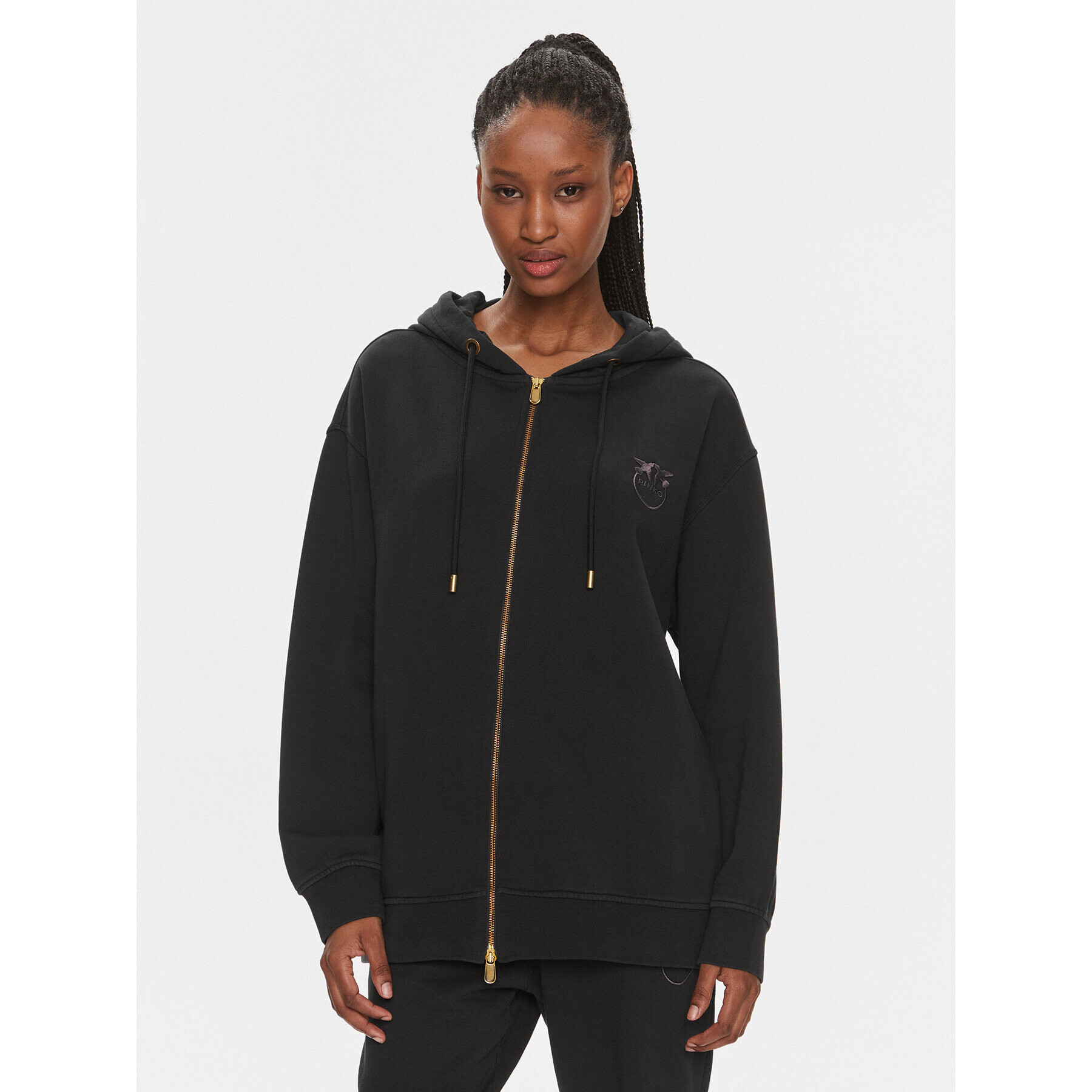 Pinko Суитшърт Gremito 101133 A1N7 Черен Regular Fit - Pepit.bg