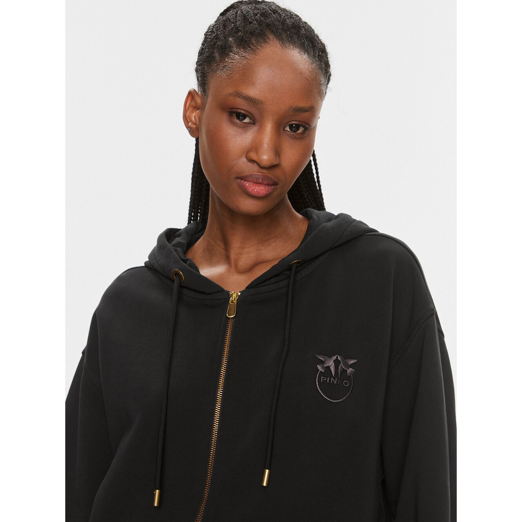 Pinko Суитшърт Gremito 101133 A1N7 Черен Regular Fit - Pepit.bg