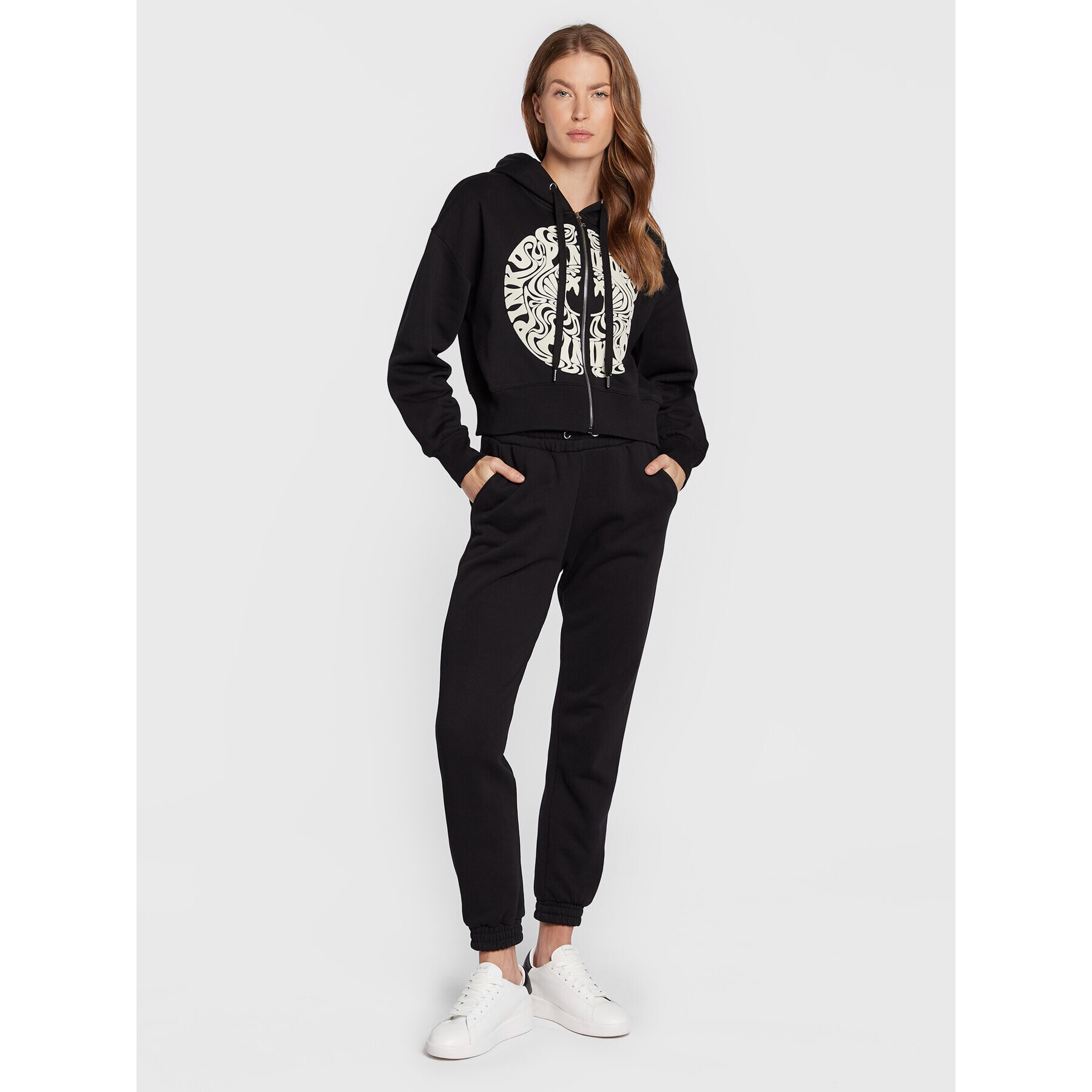 Pinko Суитшърт Leonida 1G1875 Y54B Черен Regular Fit - Pepit.bg