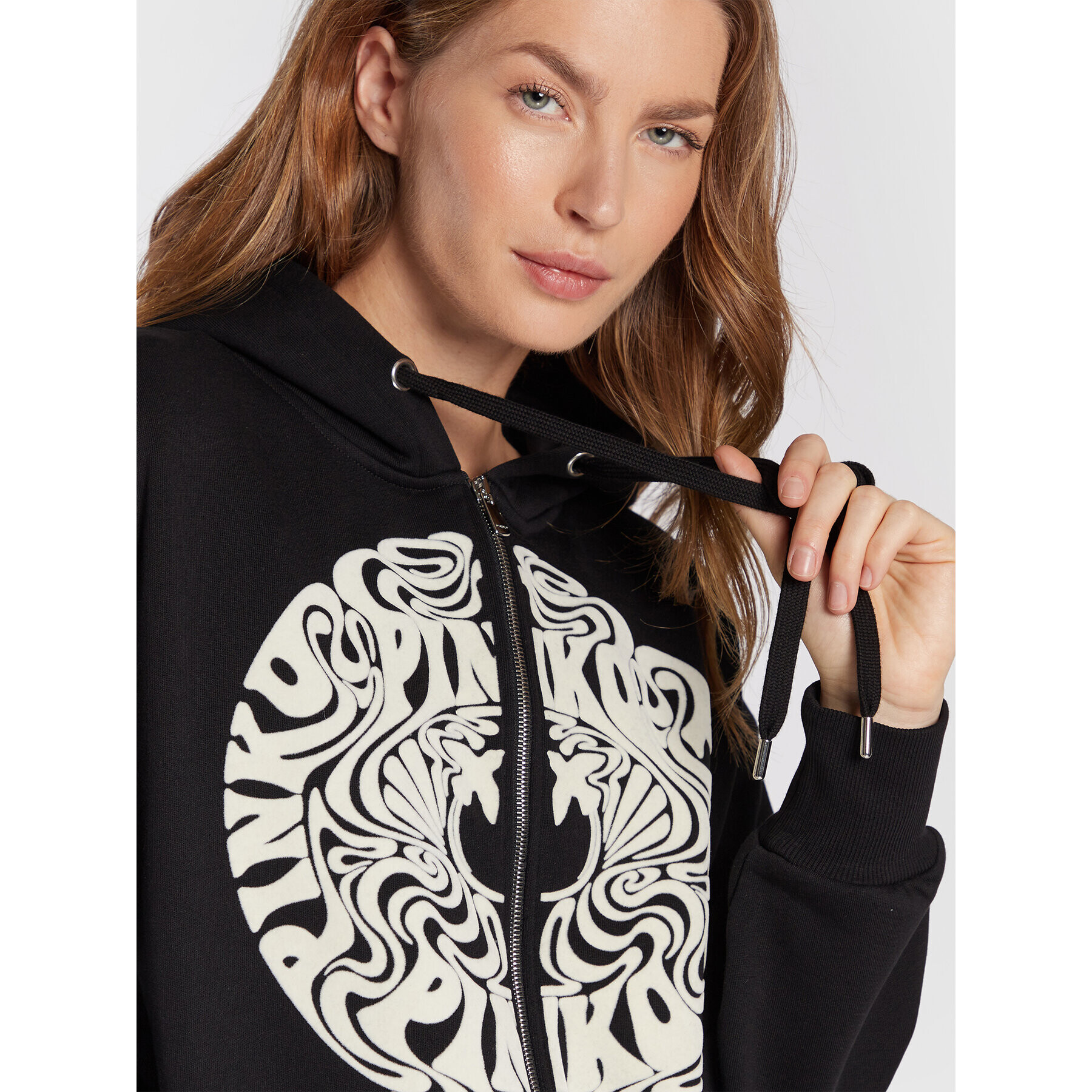 Pinko Суитшърт Leonida 1G1875 Y54B Черен Regular Fit - Pepit.bg