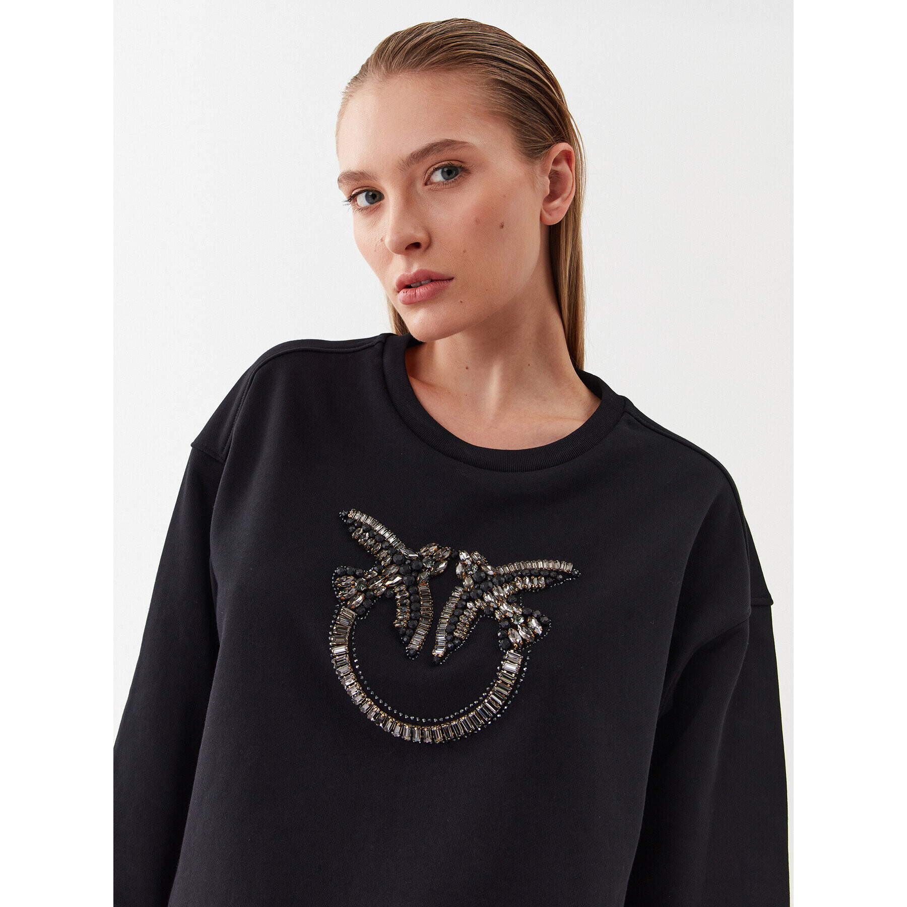Pinko Суитшърт Nelly 100534 A15C Черен Regular Fit - Pepit.bg