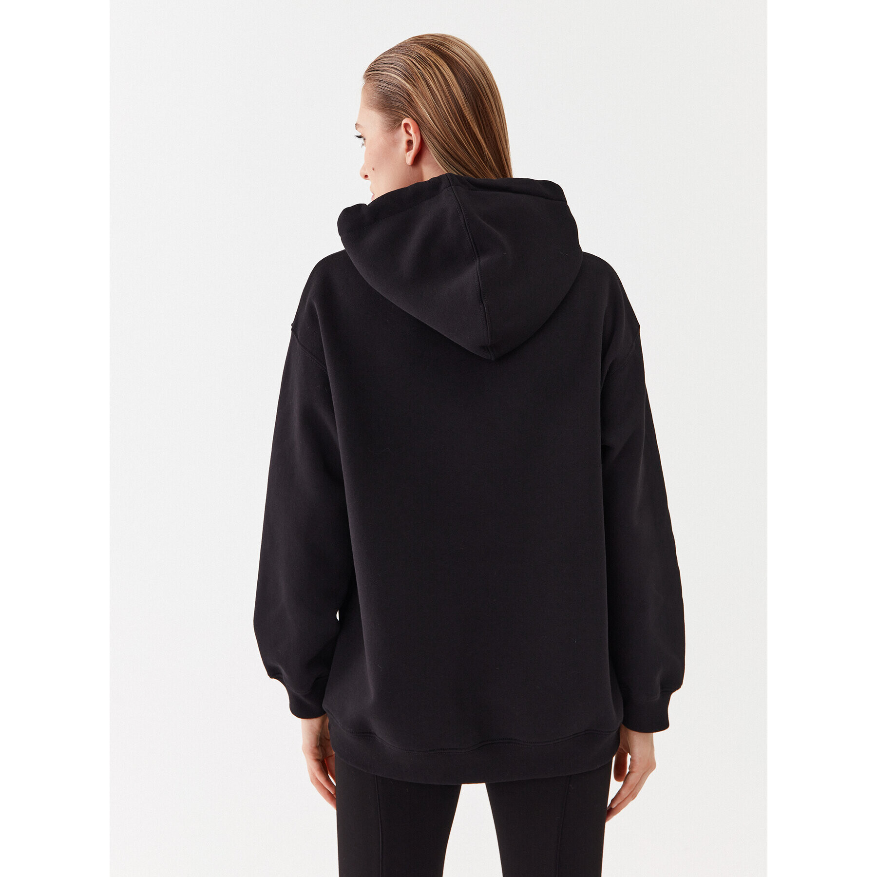 Pinko Суитшърт Skype 101685 A12V Черен Relaxed Fit - Pepit.bg