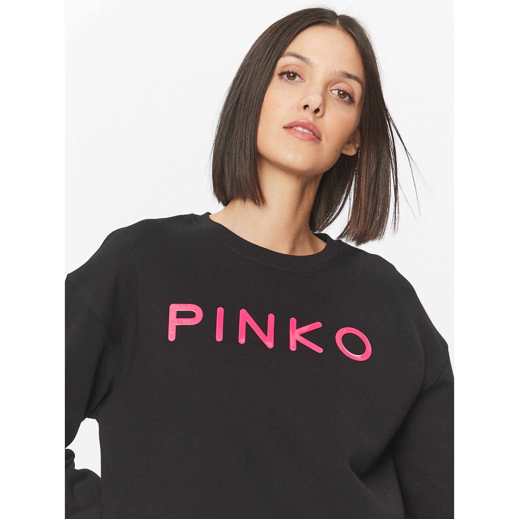 Pinko Суитшърт Spam 101781 A17E Черен Regular Fit - Pepit.bg