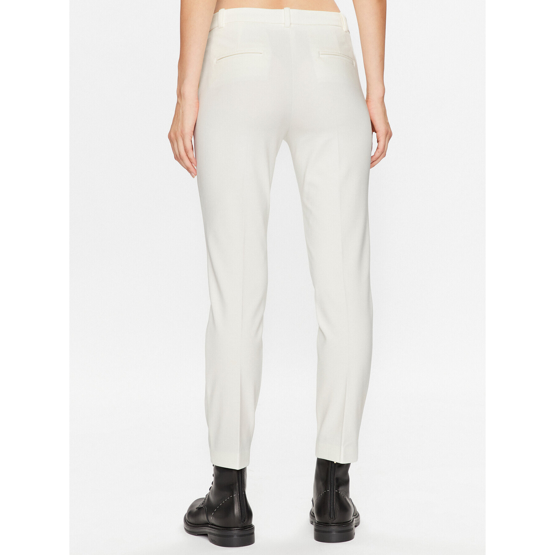 Pinko Текстилни панталони Bello Pantalone 1000155 A15M Бял Regular Fit - Pepit.bg