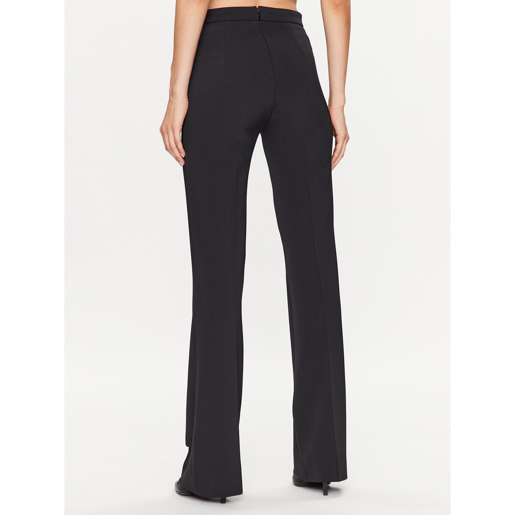 Pinko Текстилни панталони Spin Pantalone 101591 A0HC Черен Regular Fit - Pepit.bg