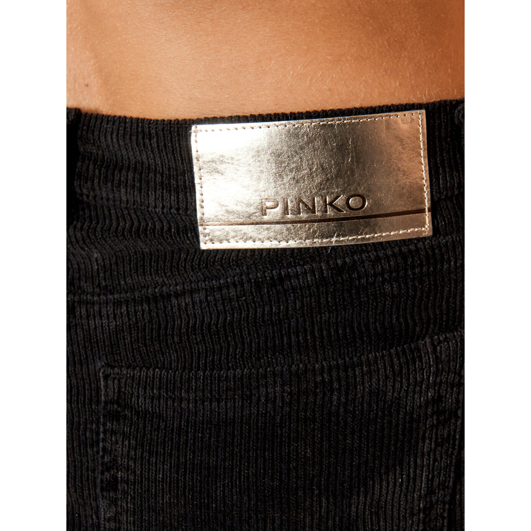 Pinko Текстилни панталони Sury 1J10RZ Y6FL Черен Regular Fit - Pepit.bg