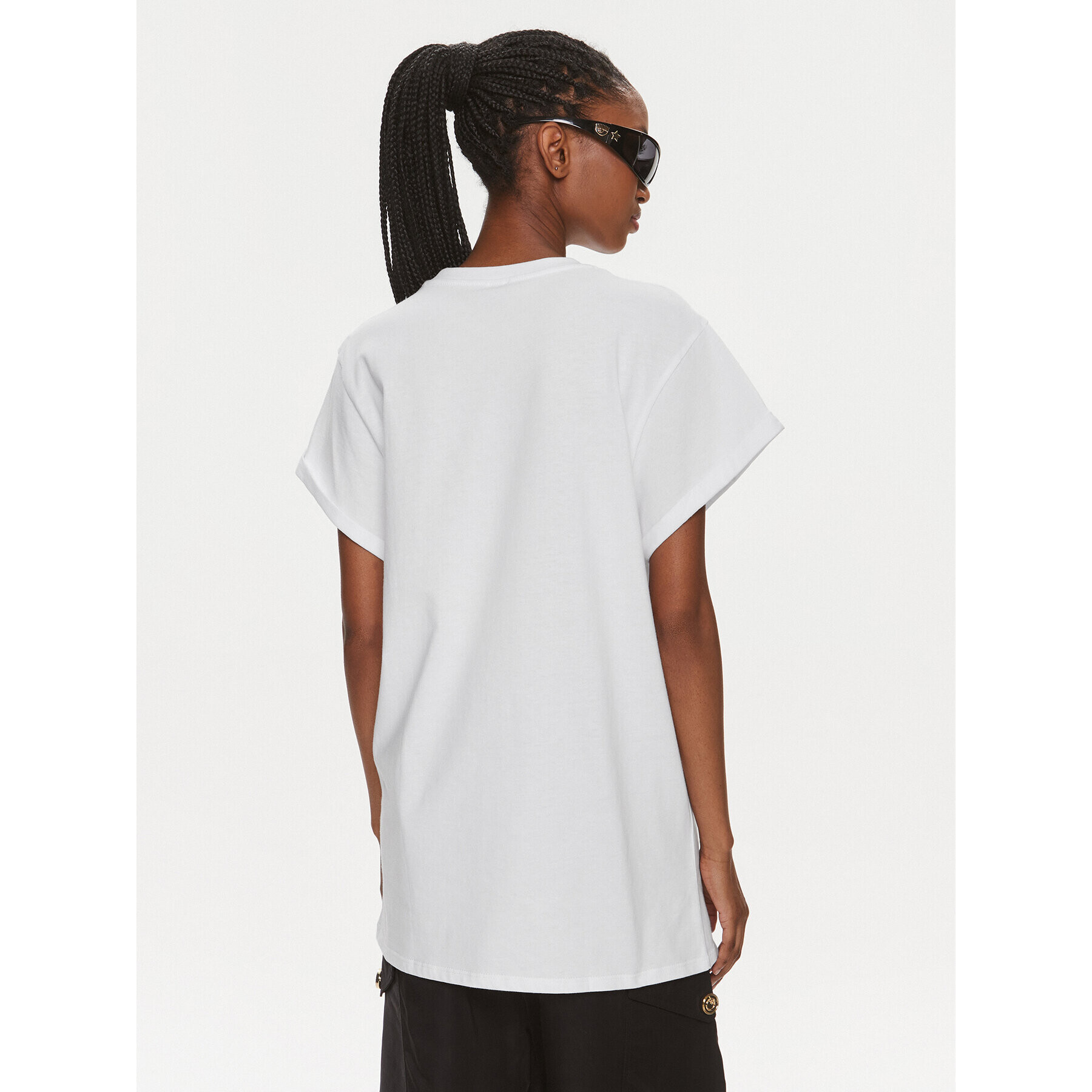 Pinko Тишърт 103138 A1P7 Бял Regular Fit - Pepit.bg