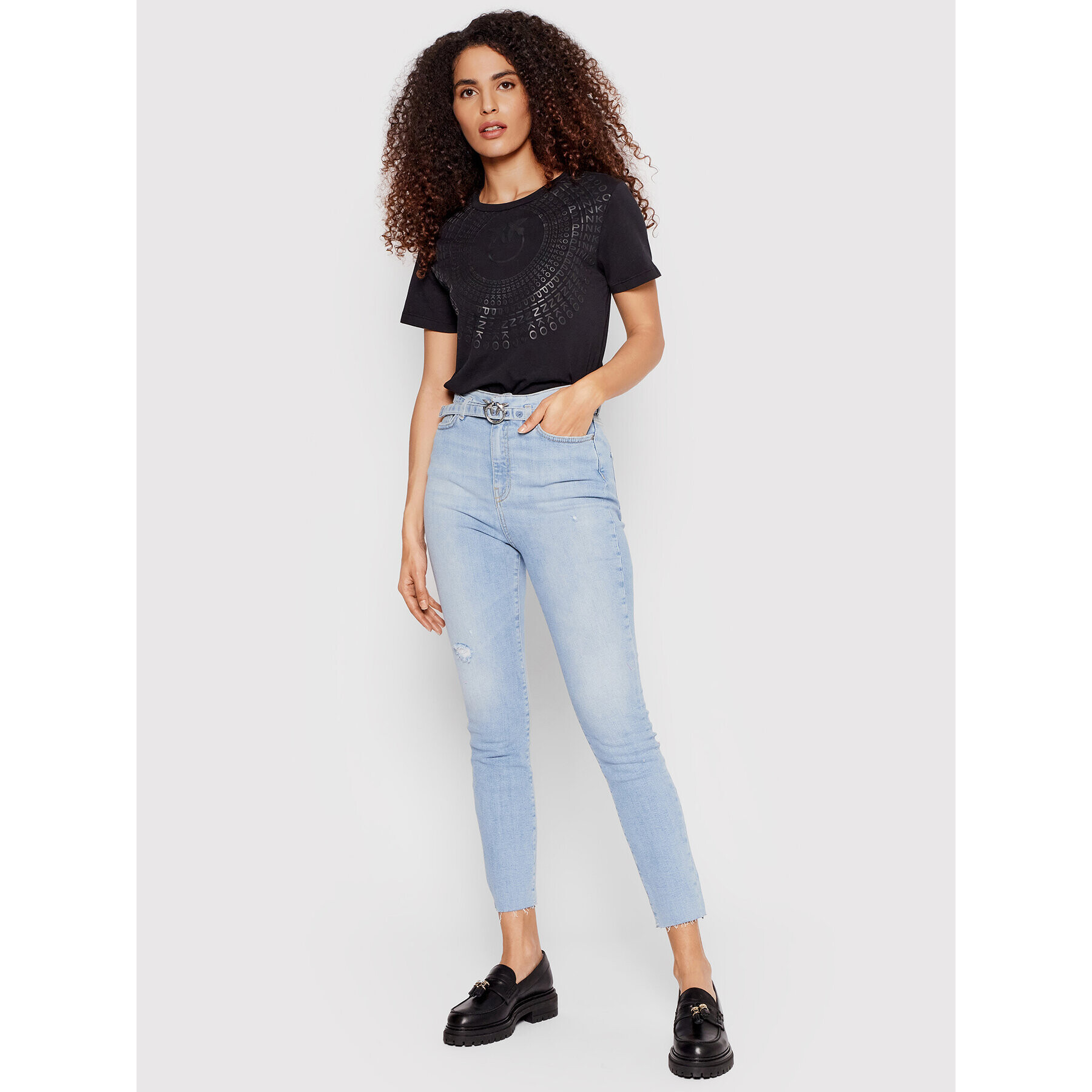 Pinko Тишърт Acquasparta 1G17BG Y82Q Черен Regular Fit - Pepit.bg