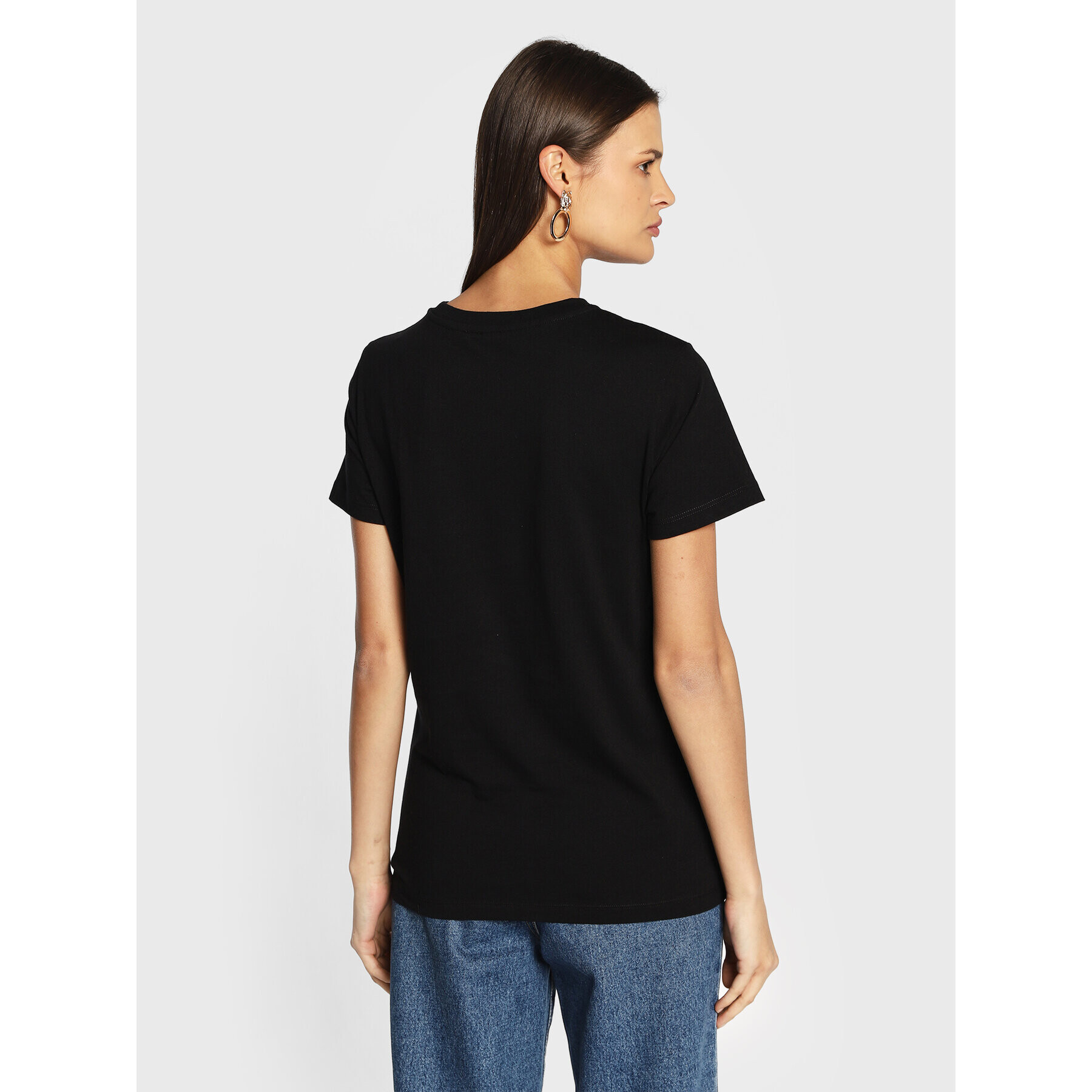 Pinko Тишърт Acquasparta 4 1G186Z Y6K7 Черен Regular Fit - Pepit.bg