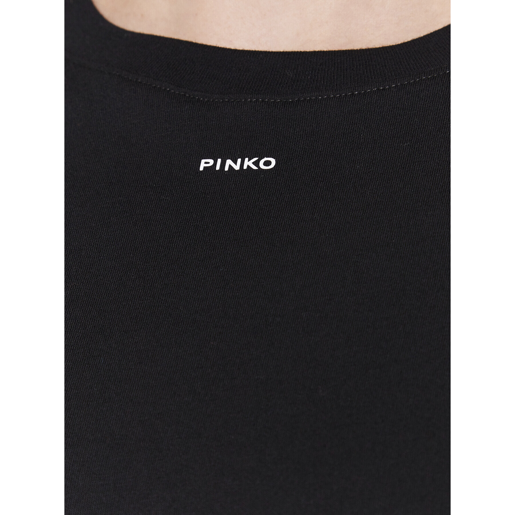 Pinko Тишърт Basico 100373 A0KP Черен Regular Fit - Pepit.bg