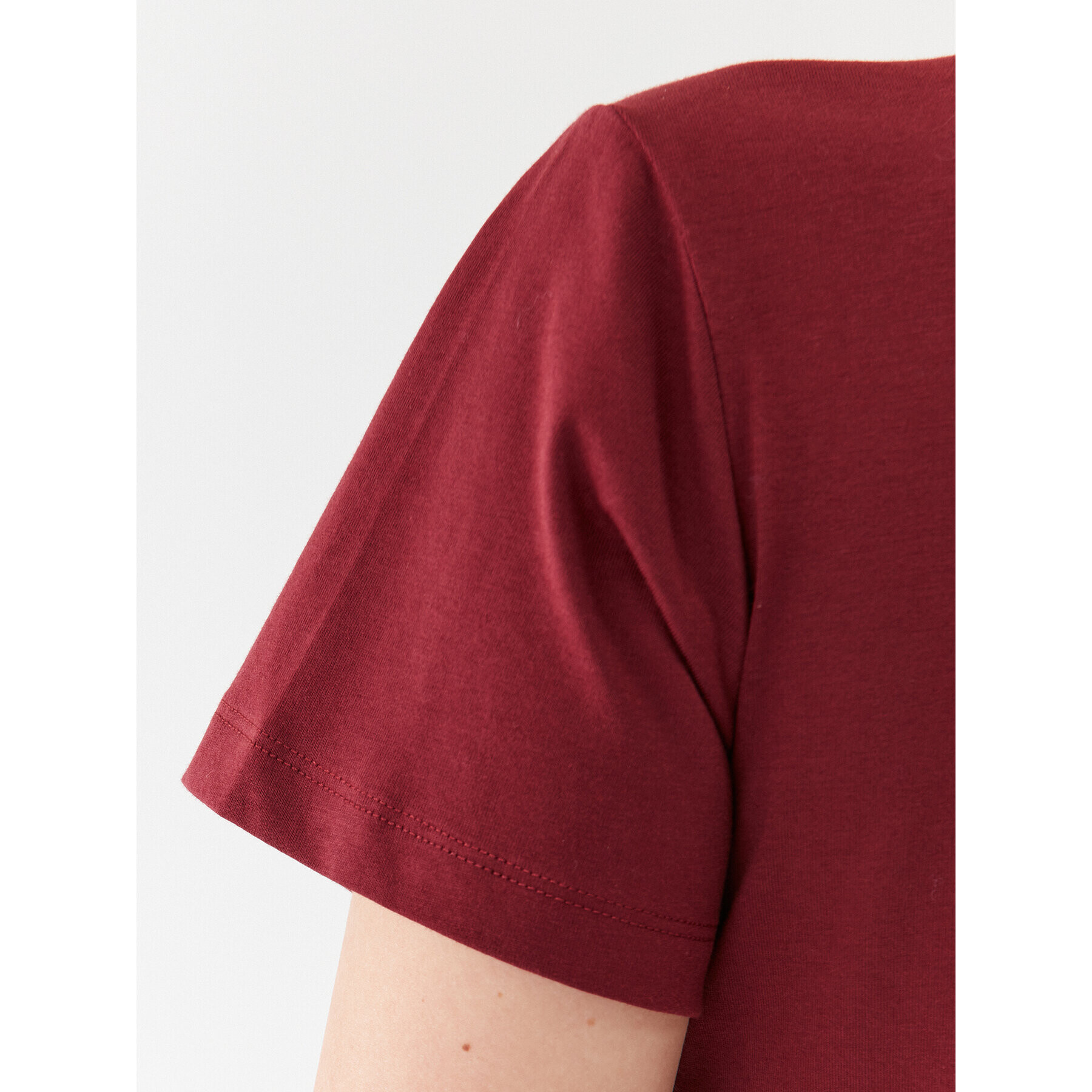 Pinko Тишърт Quentin 100535 A15D Бордо Regular Fit - Pepit.bg