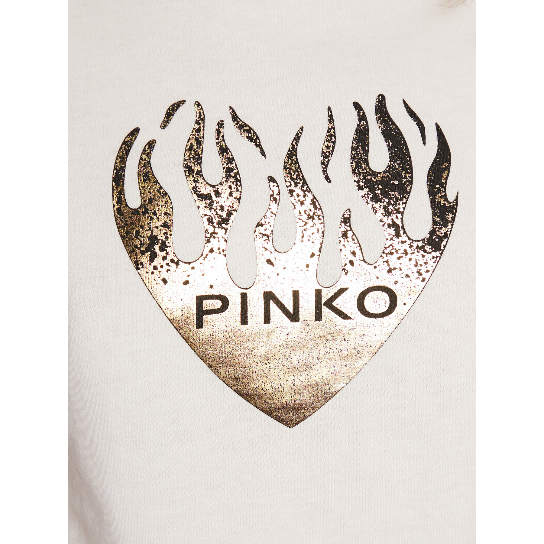 Pinko Тишърт Tolmezzo 100783 A0PR Бял Regular Fit - Pepit.bg