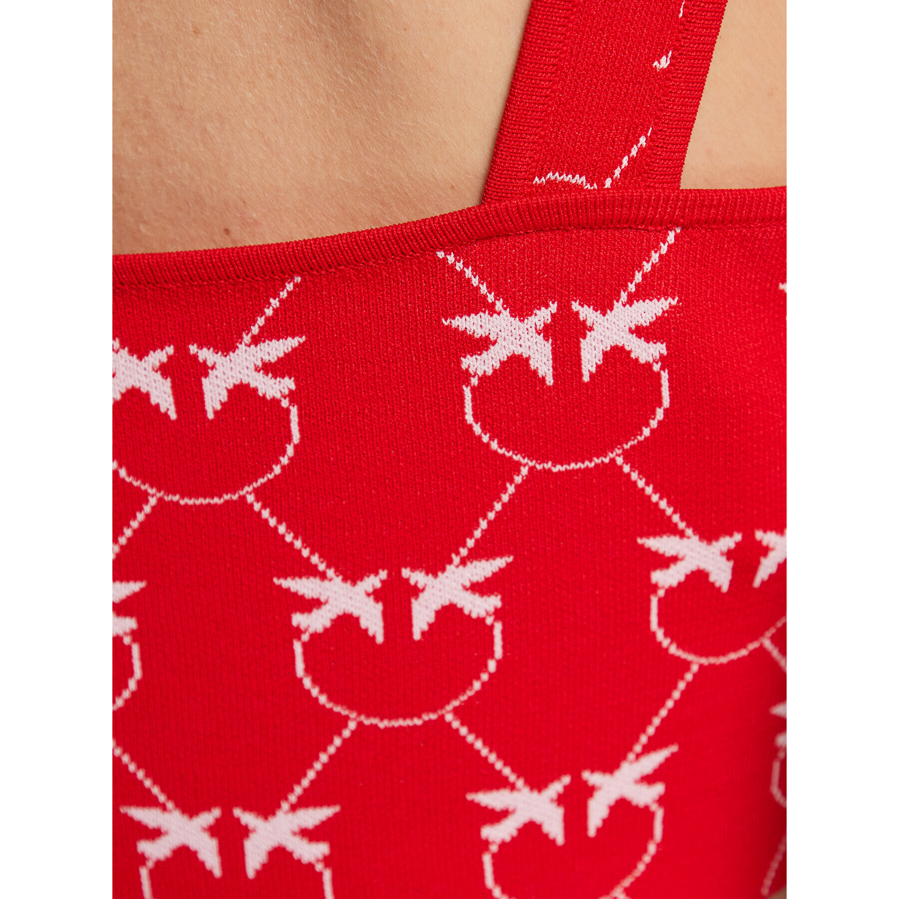 Pinko топ 100210 A0IS Червен Slim Fit - Pepit.bg