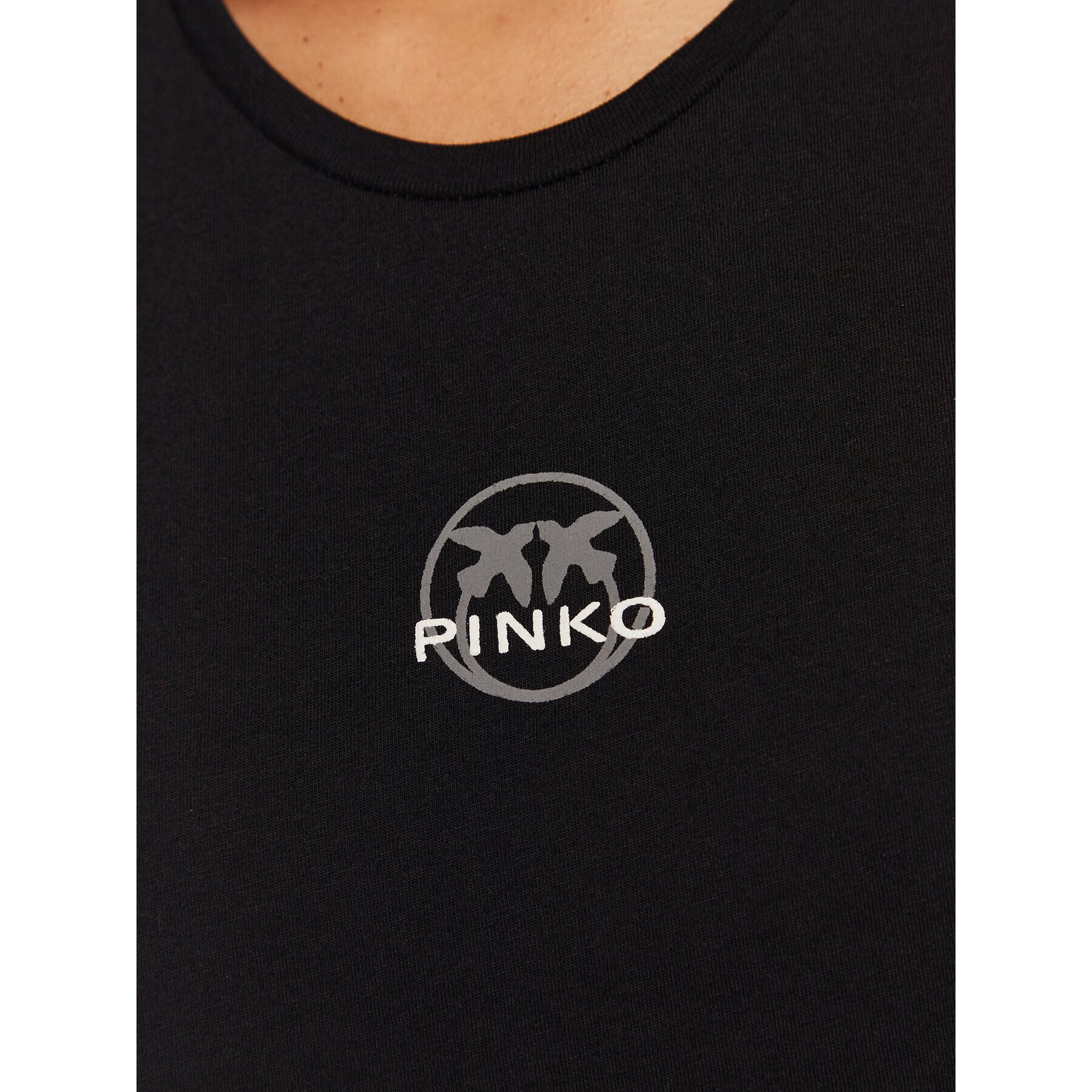 Pinko топ 100658 A0KO Черен Relaxed Fit - Pepit.bg