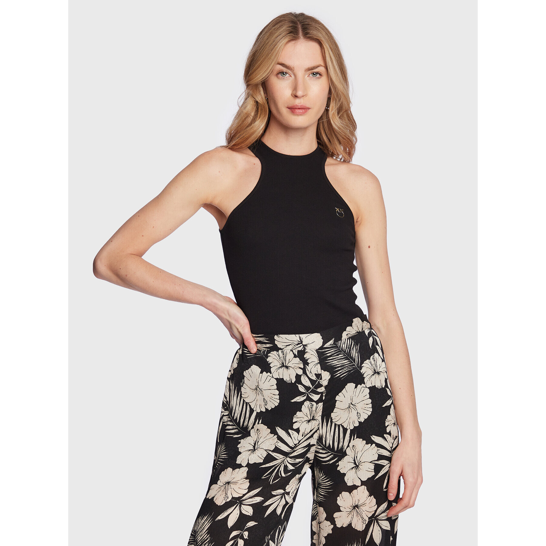 Pinko топ 100806 A0PU Черен Regular Fit - Pepit.bg