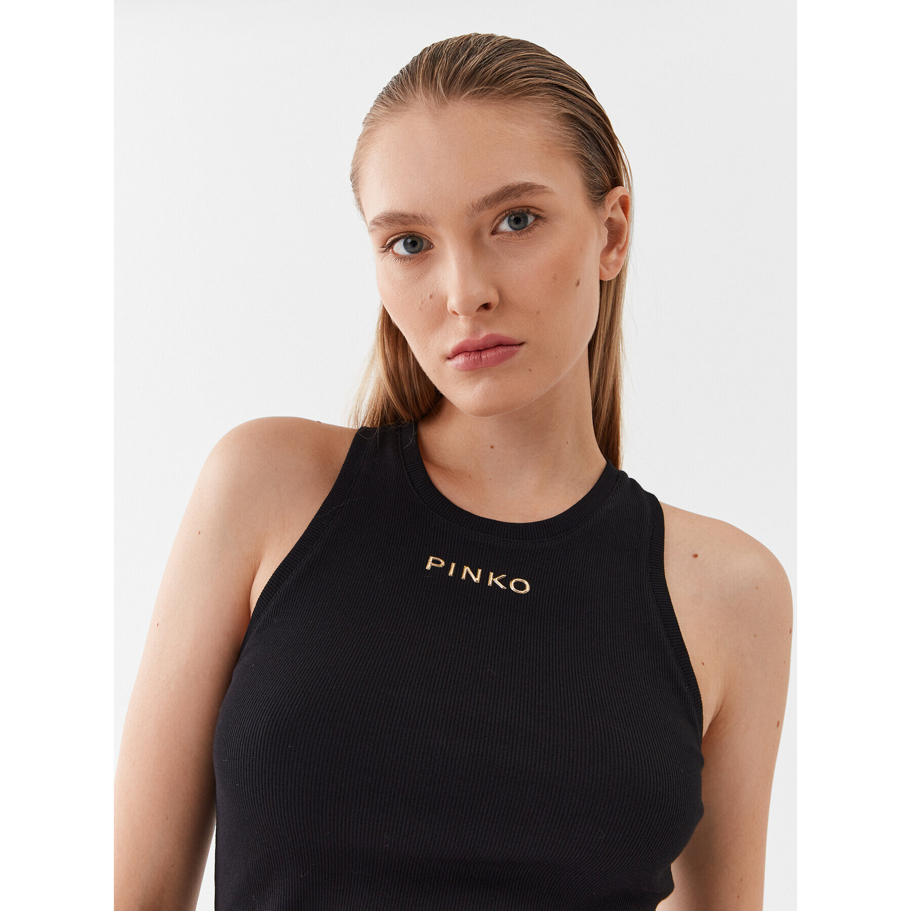 Pinko топ 100822 A15E Черен Regular Fit - Pepit.bg