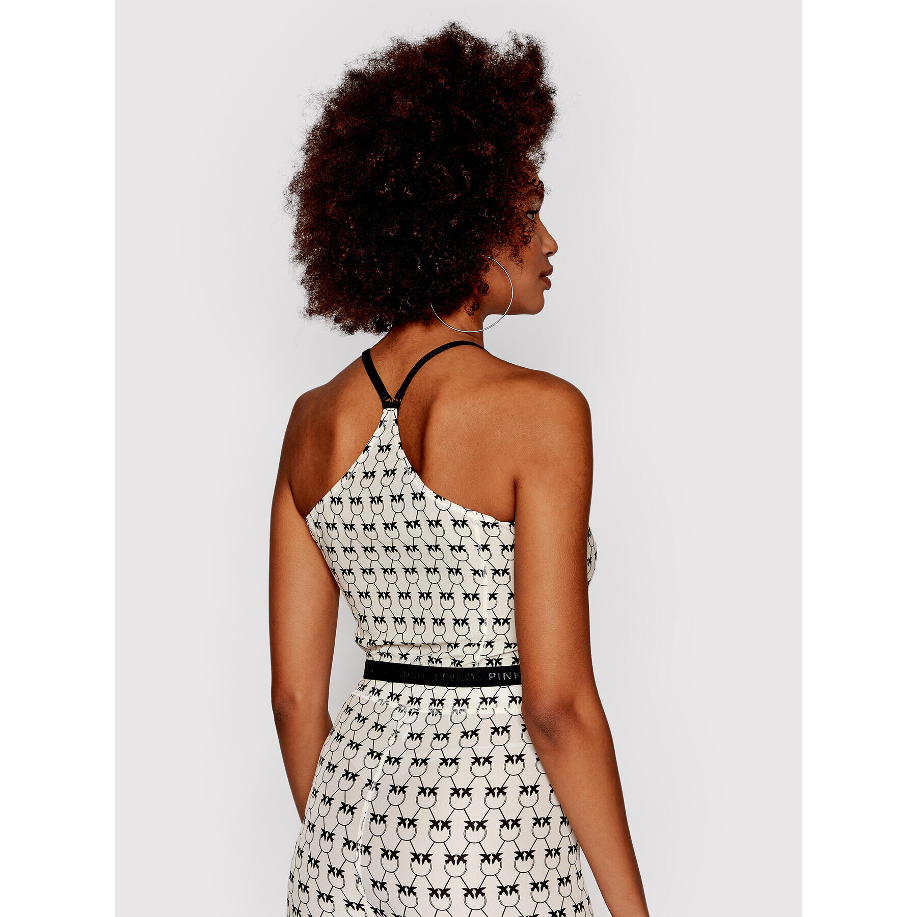 Pinko топ 1G16Z5 8583 Бежов Slim Fit - Pepit.bg