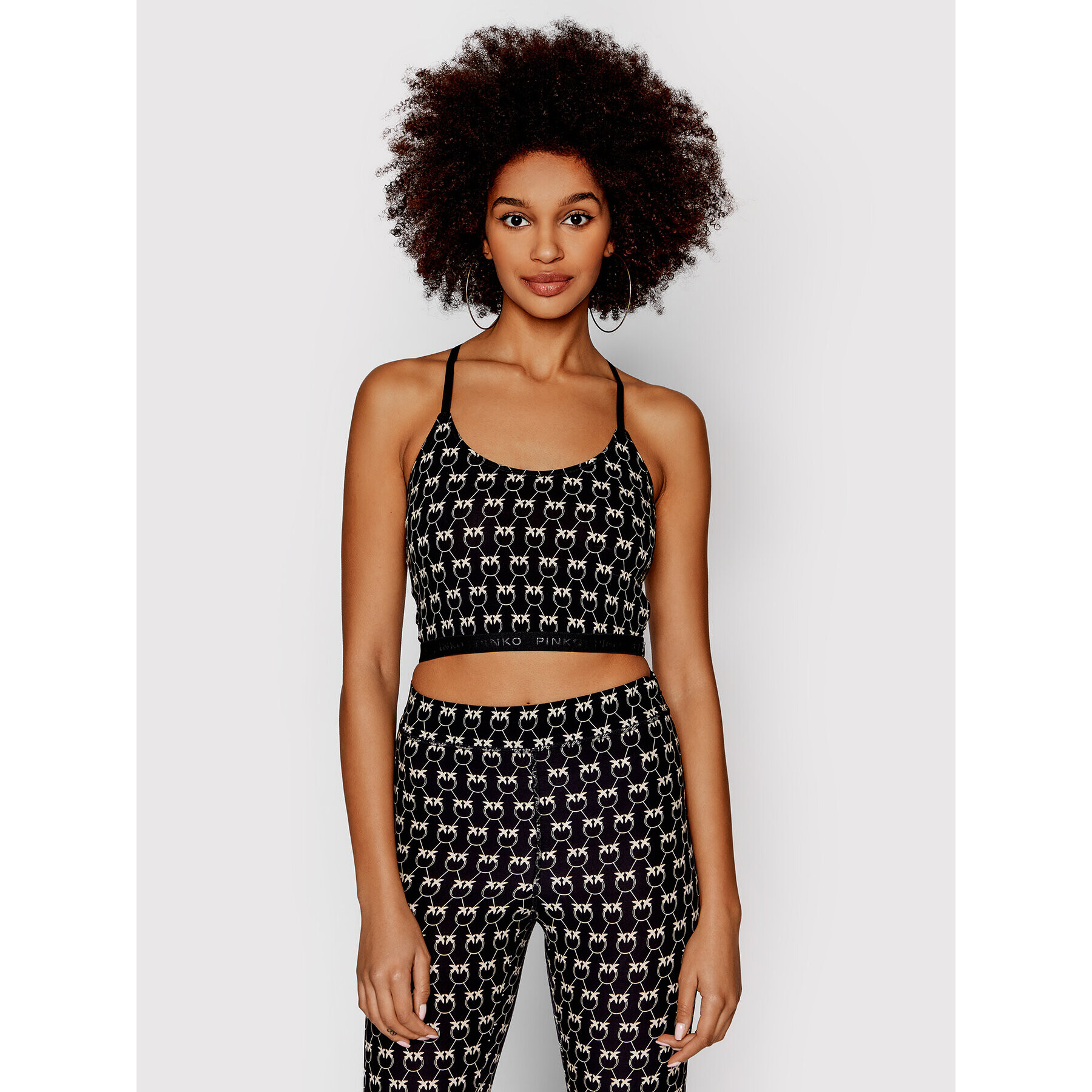 Pinko топ 1G16Z5 8583 Черен Slim Fit - Pepit.bg