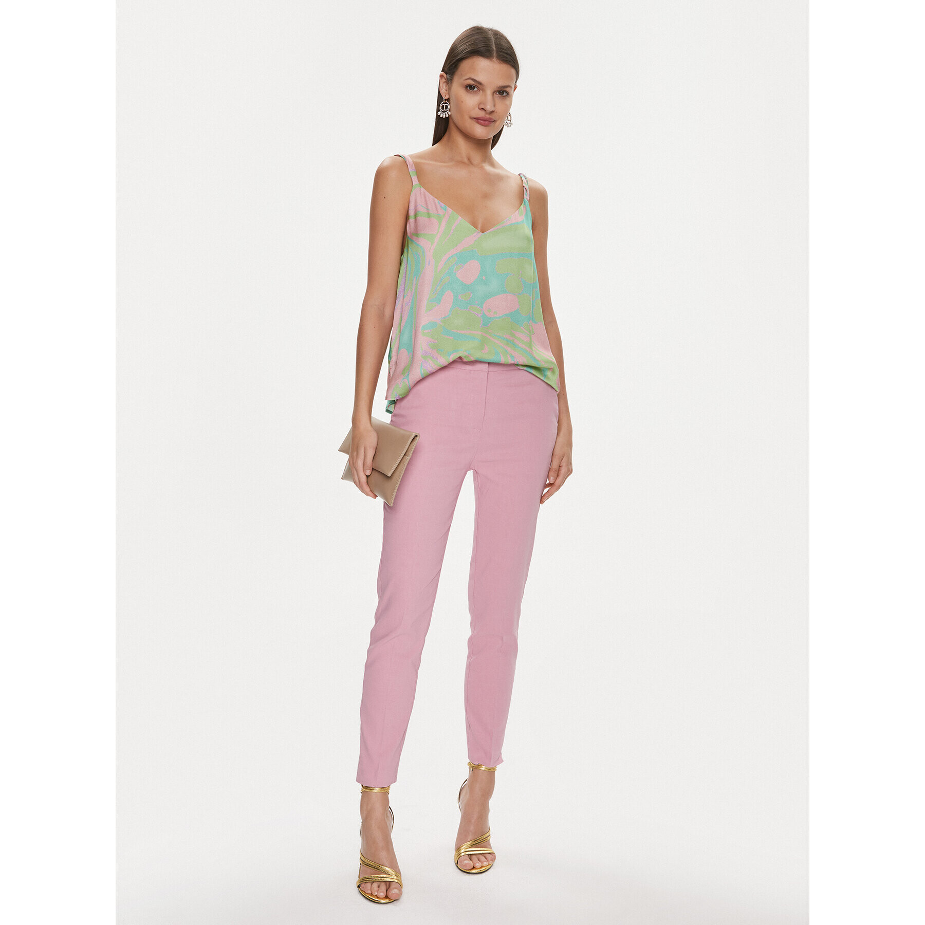 Pinko топ Talia 103117 A1NQ Зелен Regular Fit - Pepit.bg