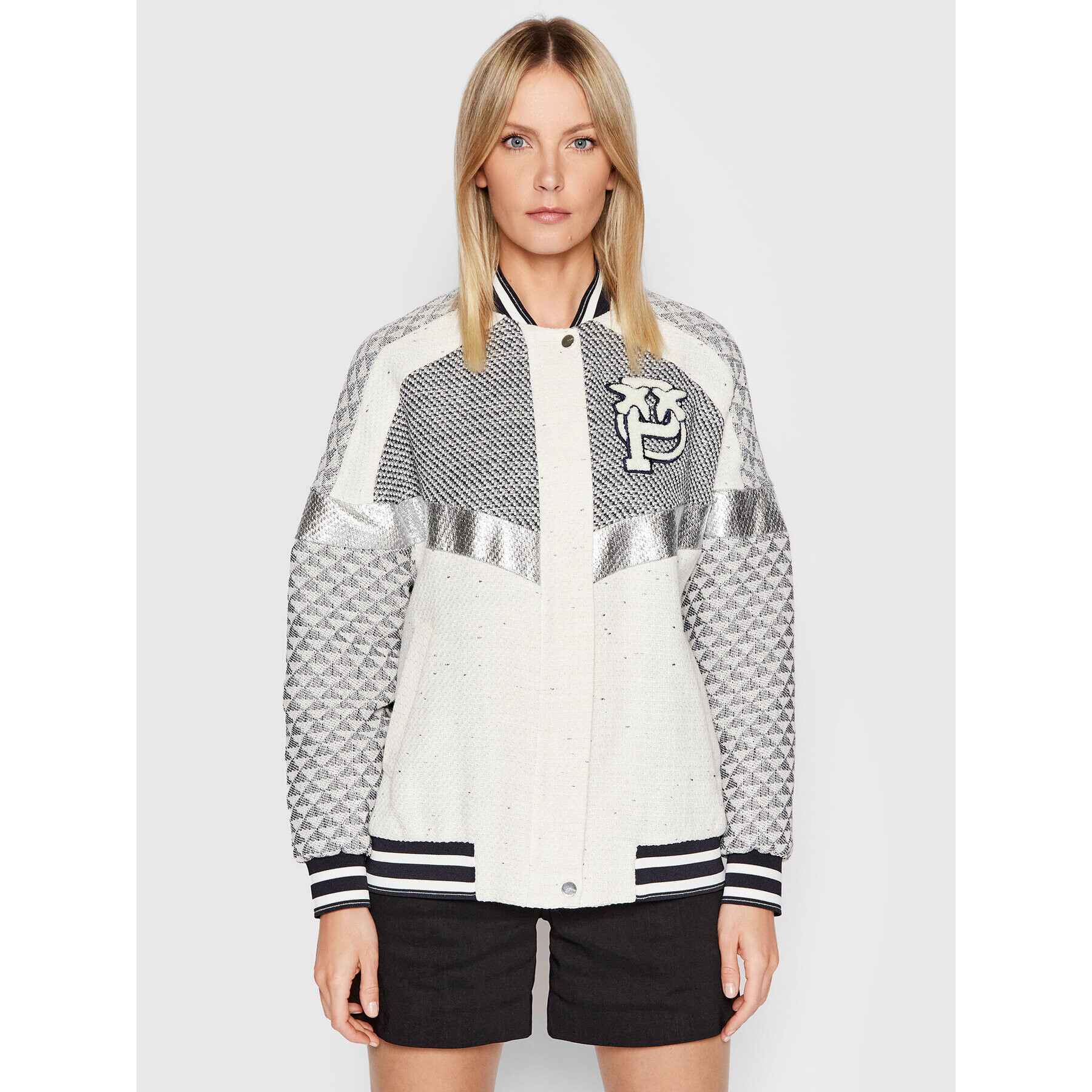 Pinko Яке бомбър Bobbio 1G1711 8738 Бежов Regular Fit - Pepit.bg