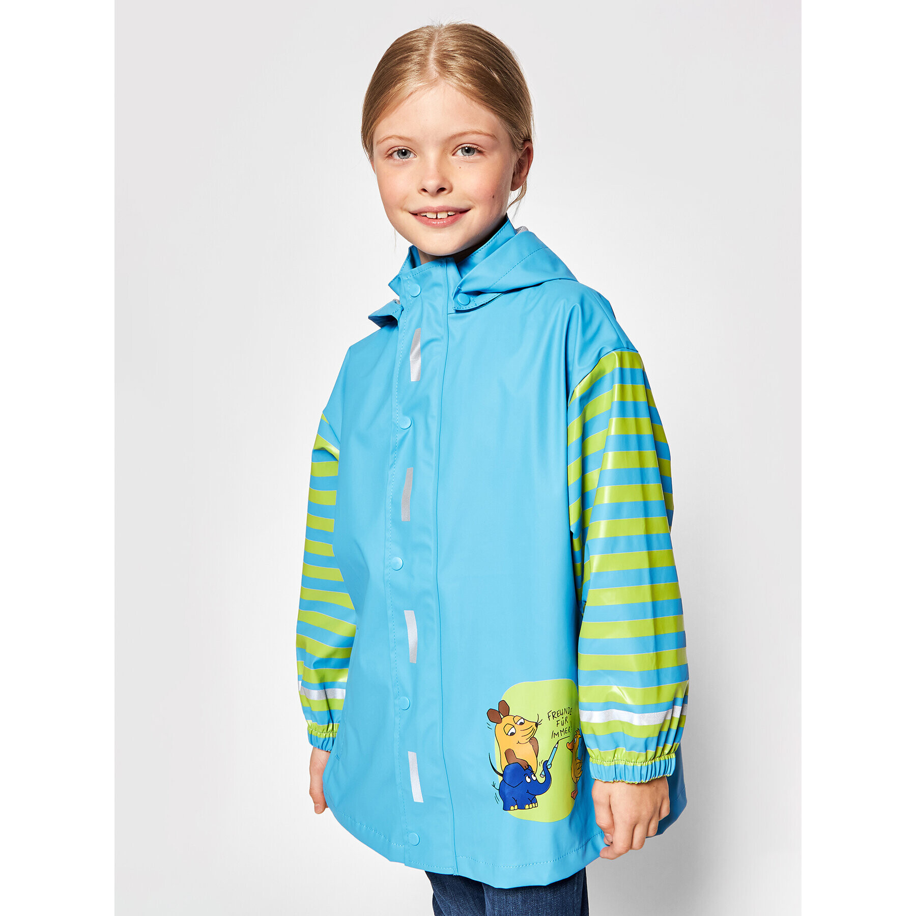 Playshoes Яке за дъжд 408506 D Електриков Regular Fit - Pepit.bg