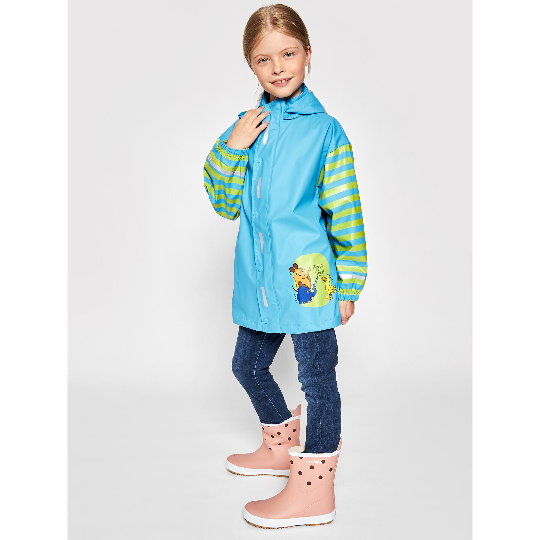 Playshoes Яке за дъжд 408506 D Електриков Regular Fit - Pepit.bg