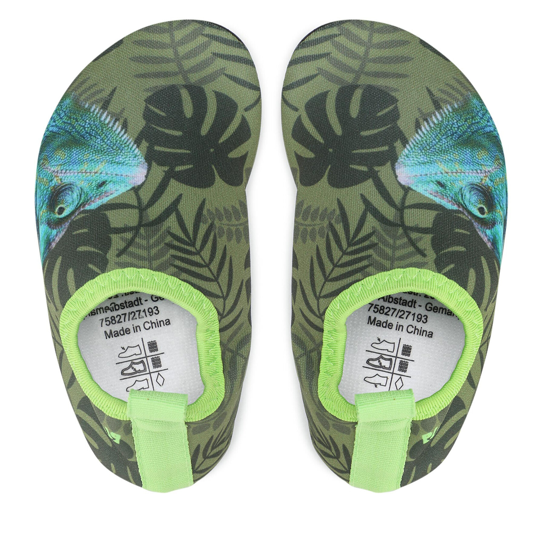 Playshoes Обувки 174915-34 Зелен - Pepit.bg