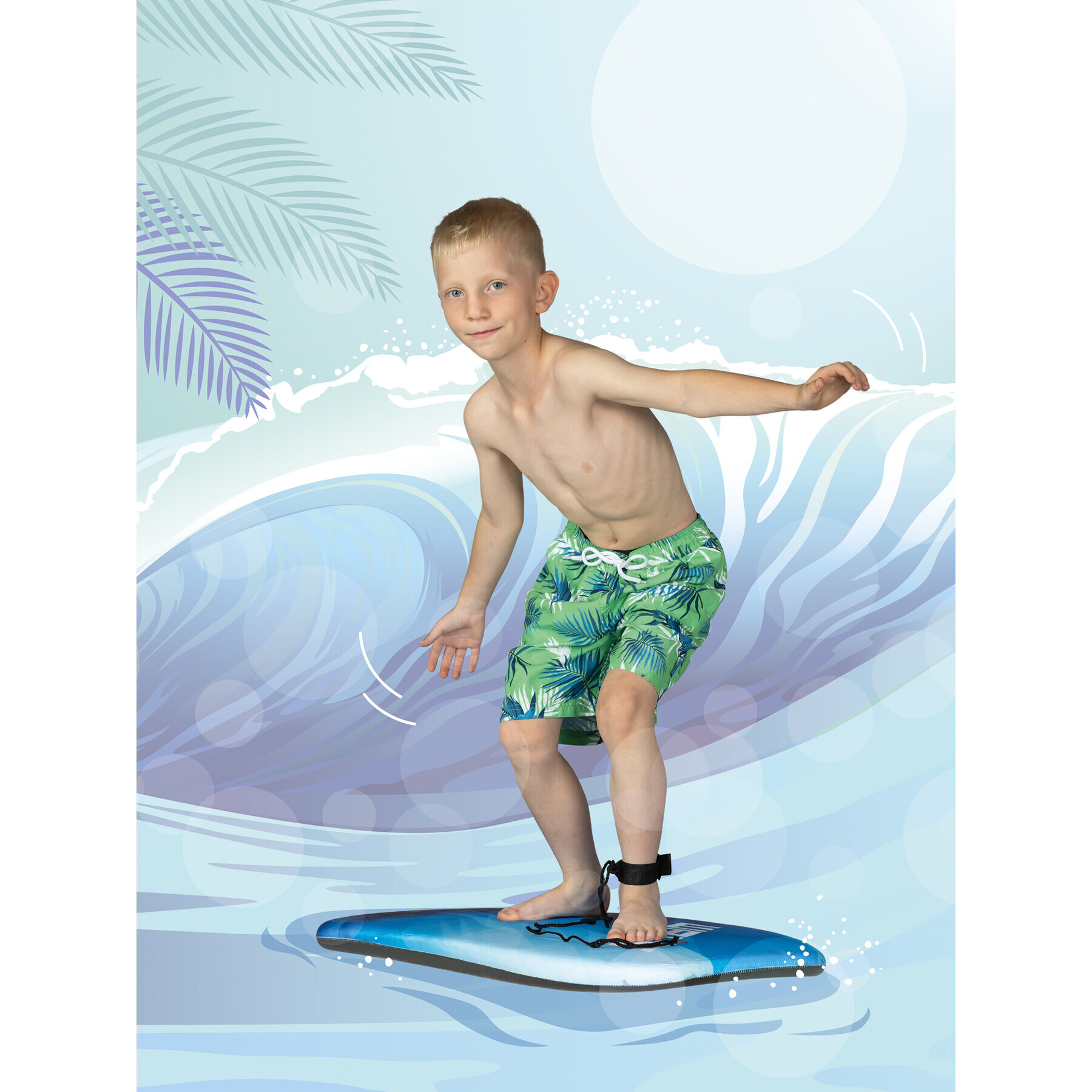 Playshoes Плувни шорти 469115 M Зелен - Pepit.bg