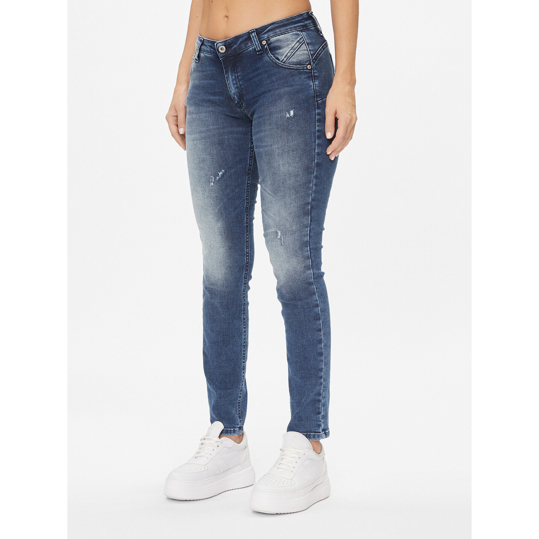 Please Дънки P01DYR7DIX Син Slim Fit - Pepit.bg