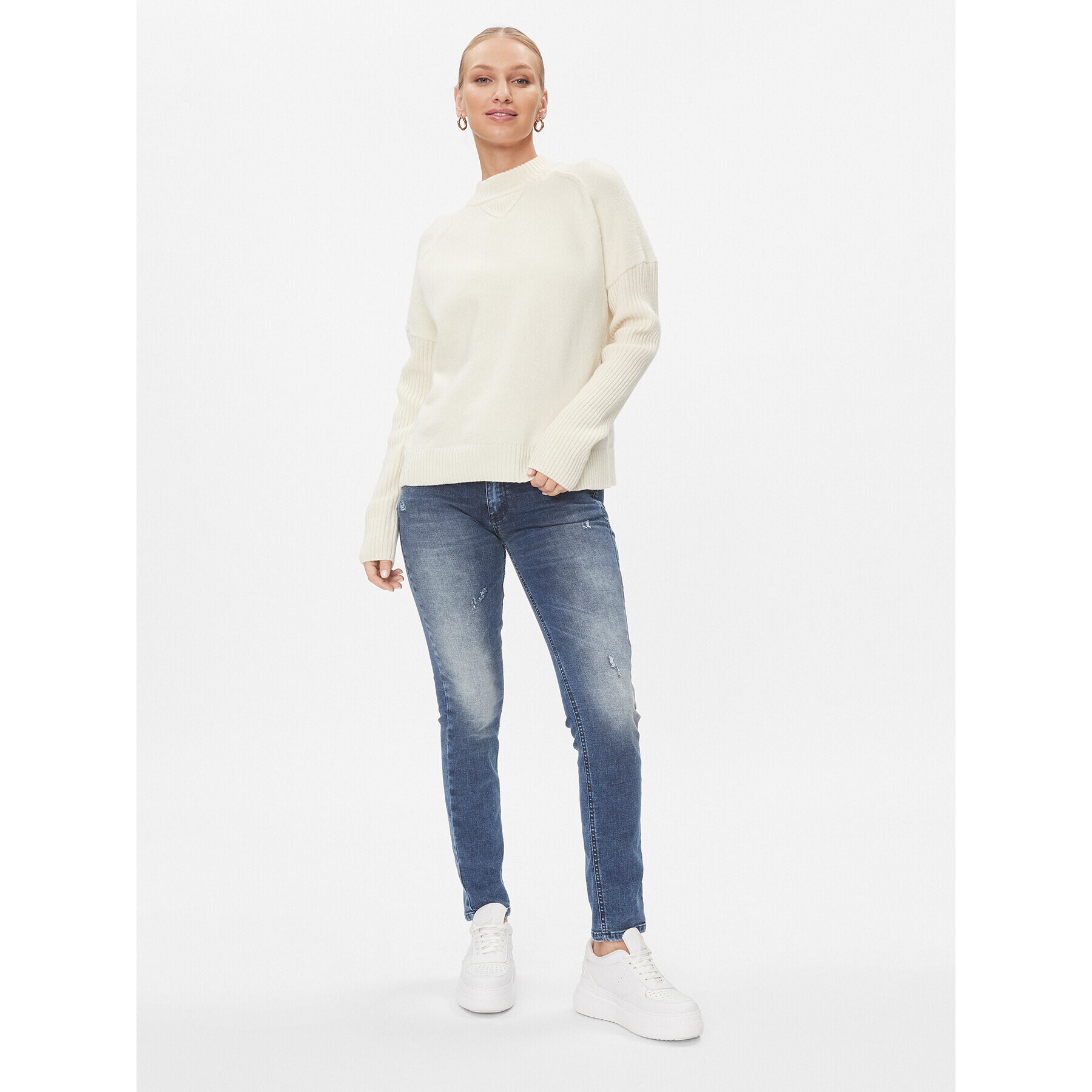 Please Дънки P01DYR7DIX Син Slim Fit - Pepit.bg