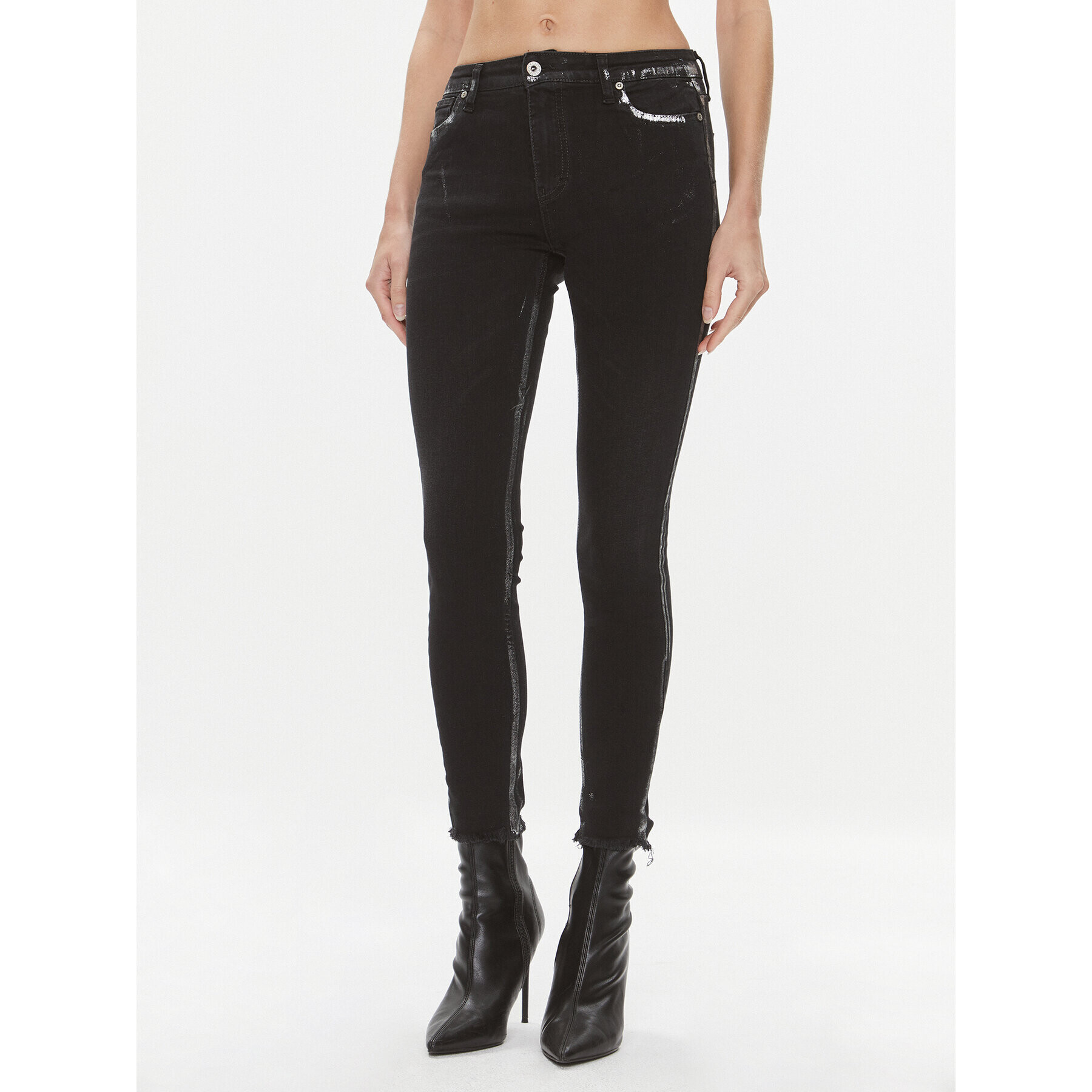 Please Дънки P0NHCFGW5Q Черен Skinny Fit - Pepit.bg