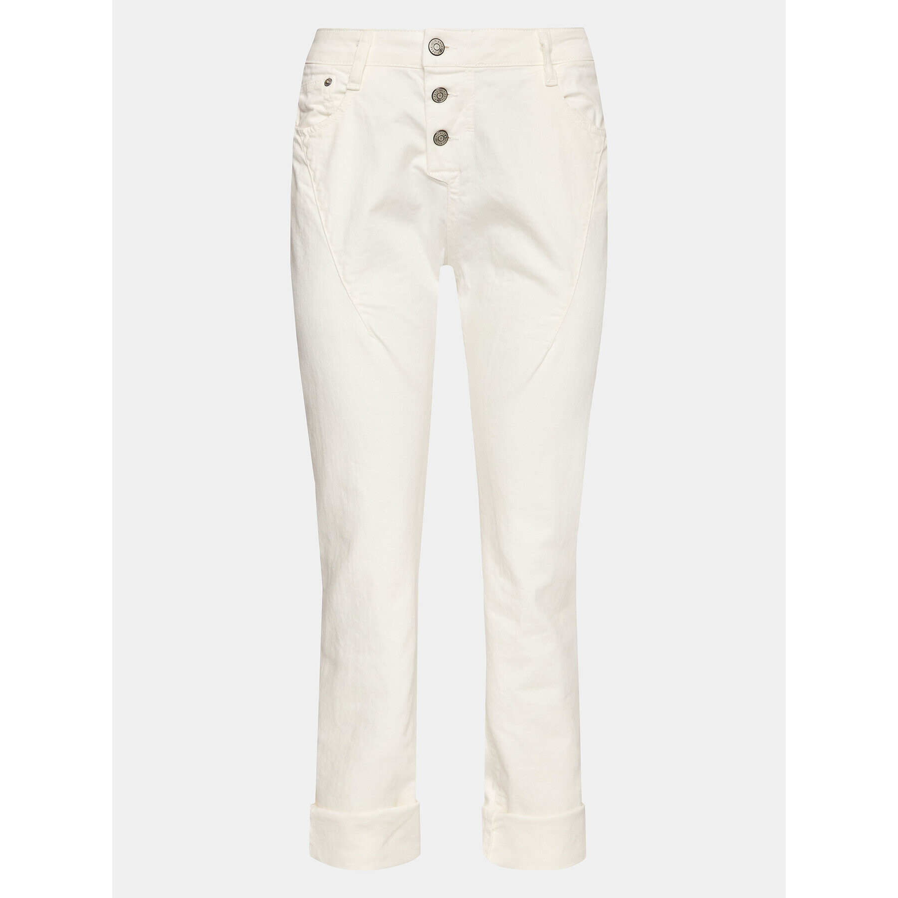 Please Дънки P0VVHO2I5N Бял Slim Fit - Pepit.bg