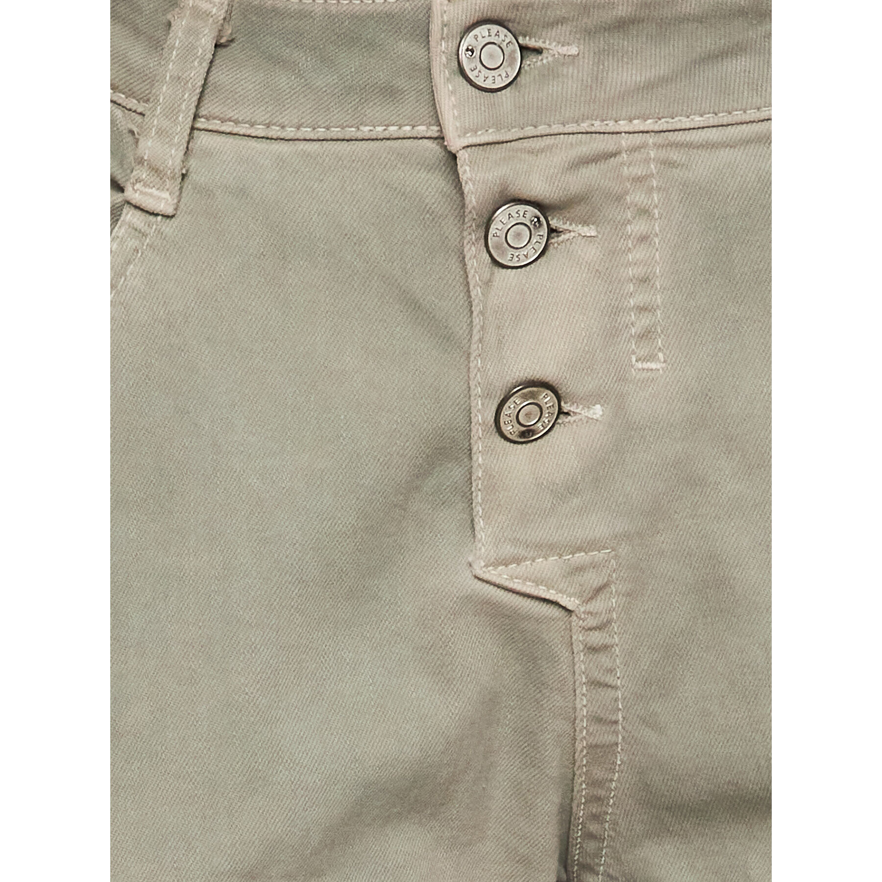 Please Дънки P0VVHO2I5N Сив Slim Fit - Pepit.bg