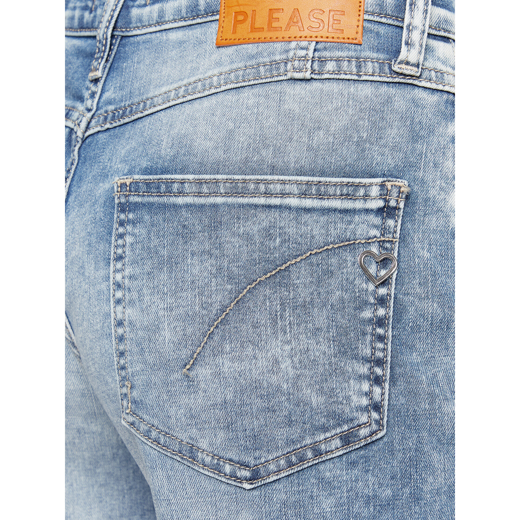Please Дънки P0X8BQ2W5V Син Boyfriend Fit - Pepit.bg