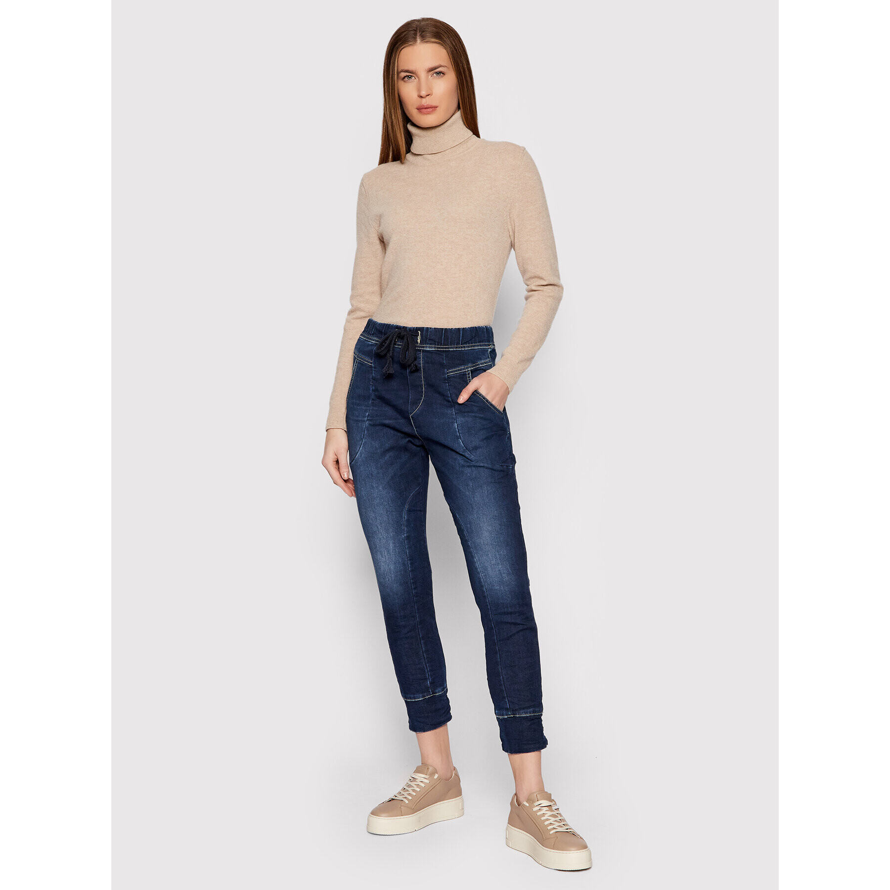 Please Джогъри P51GNA2W76 Тъмносин Slim Fit - Pepit.bg