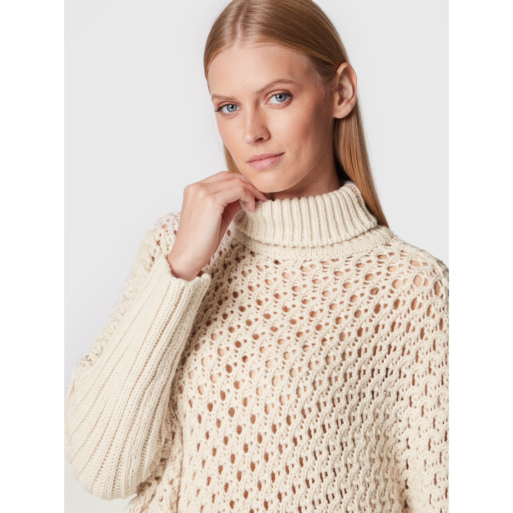 Please Поло M725DL3810 Бежов Relaxed Fit - Pepit.bg
