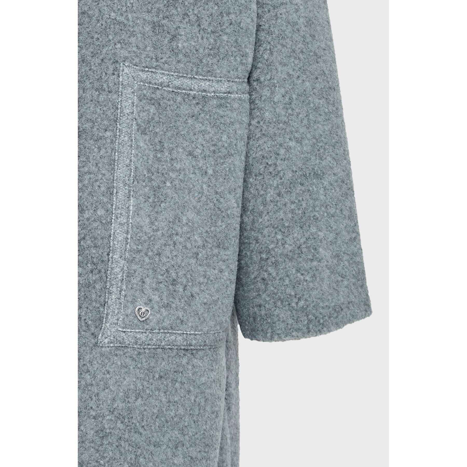 Please Преходно палто K493MANICE Сив Oversize - Pepit.bg