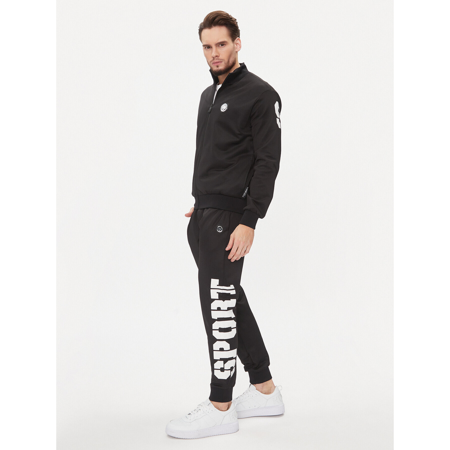 Plein Sport Анцуг Jogging Tracksuit: Top/Trousers AACC MJJ0606 SJO002N Черен Regular Fit - Pepit.bg