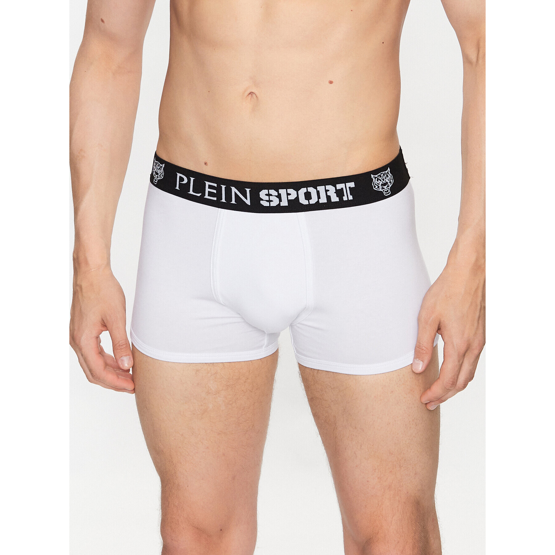 Plein Sport Боксерки Tiger SACC MUY0356 SJY001N Бял - Pepit.bg