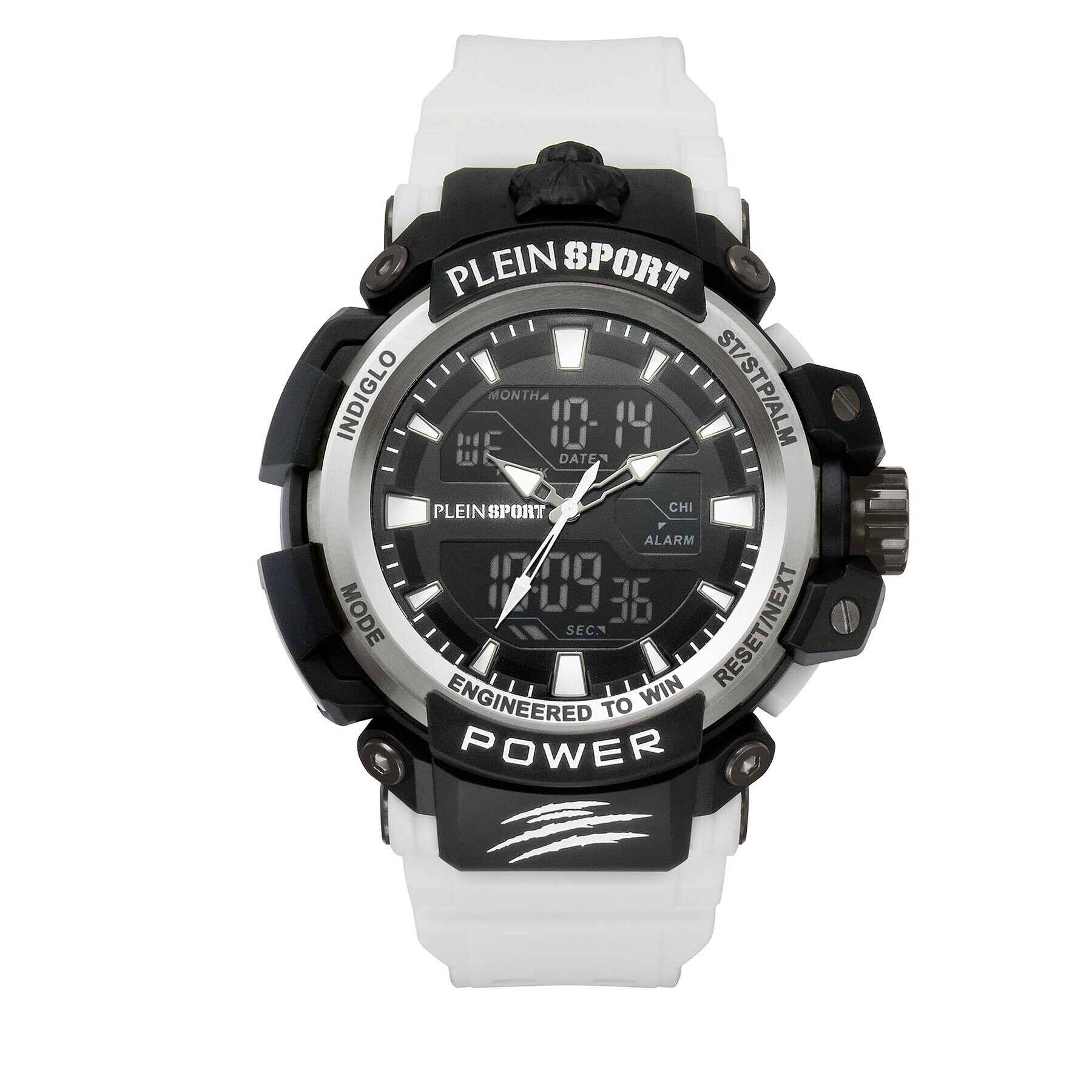 Plein Sport Часовник Combat PSNBA0223 Бял - Pepit.bg