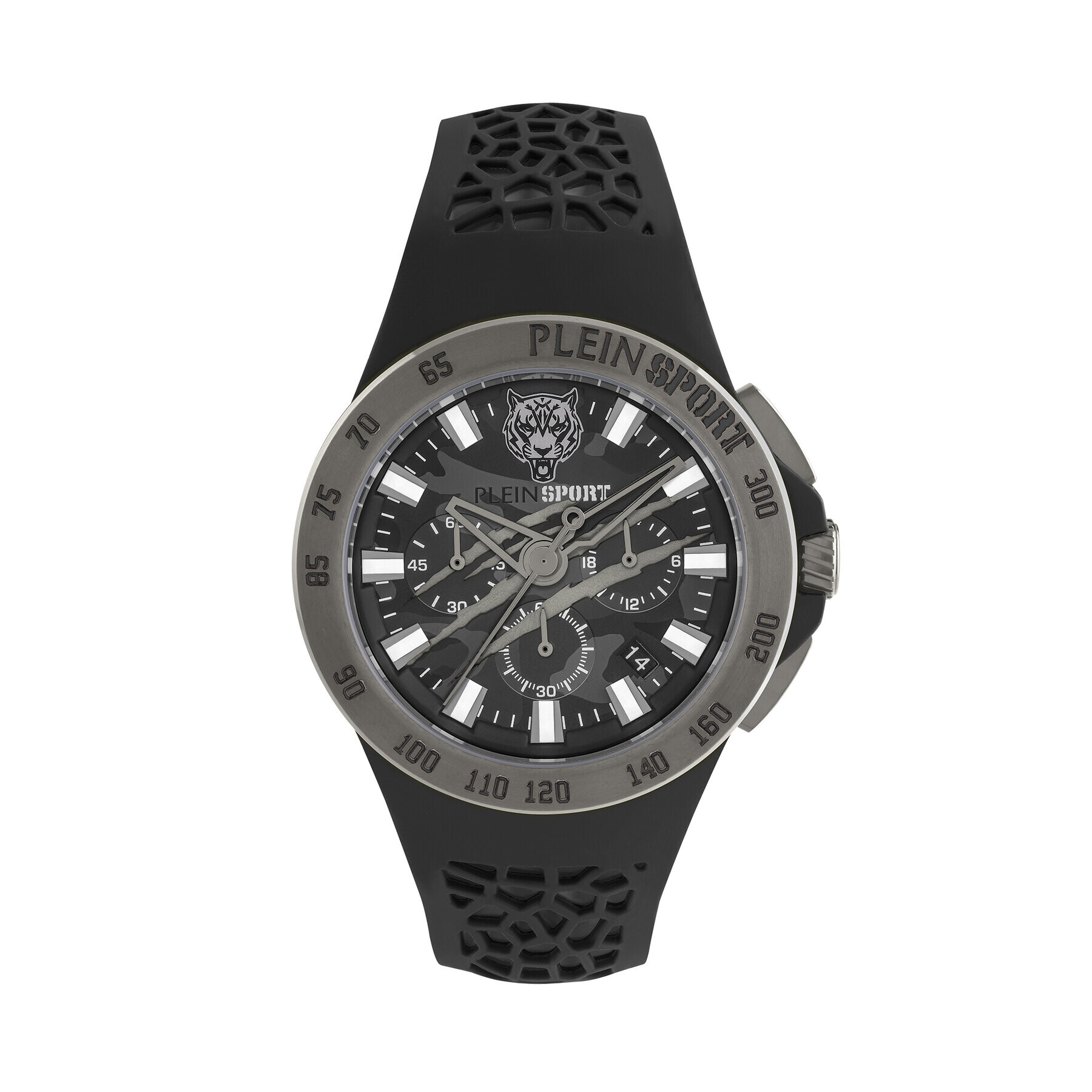 Plein Sport Часовник Thunderstorm Chrono PSABA0123 Черен - Pepit.bg