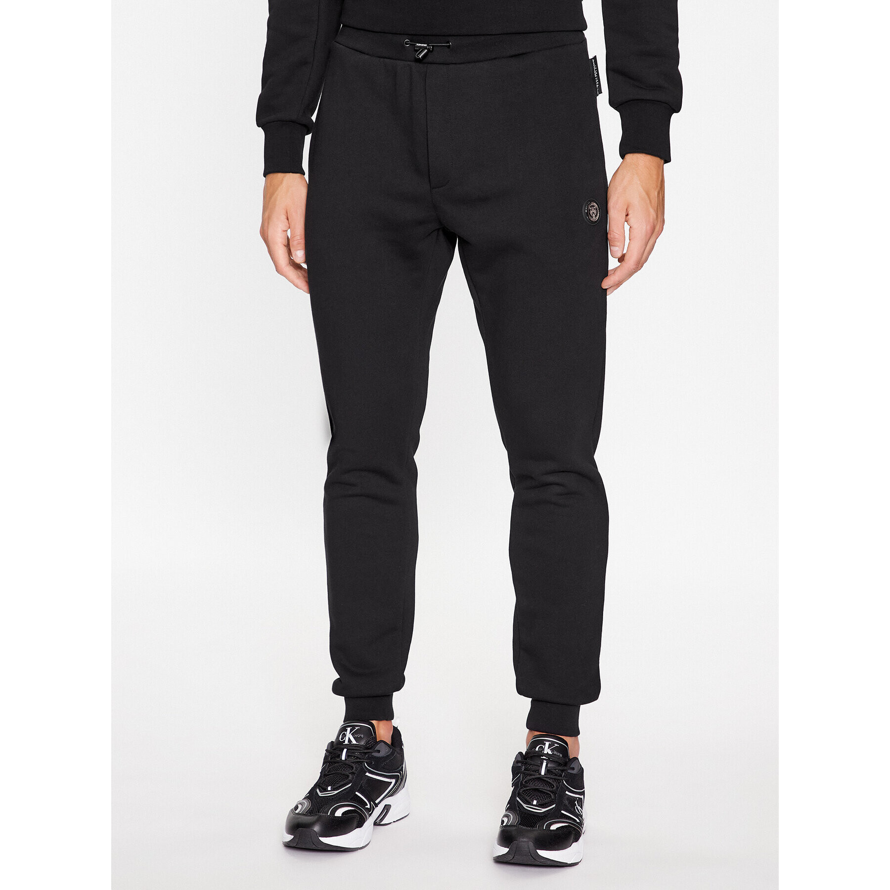 Plein Sport Долнище анцуг Jogging Trousers AACC MJT2103 SJO001N Черен Regular Fit - Pepit.bg