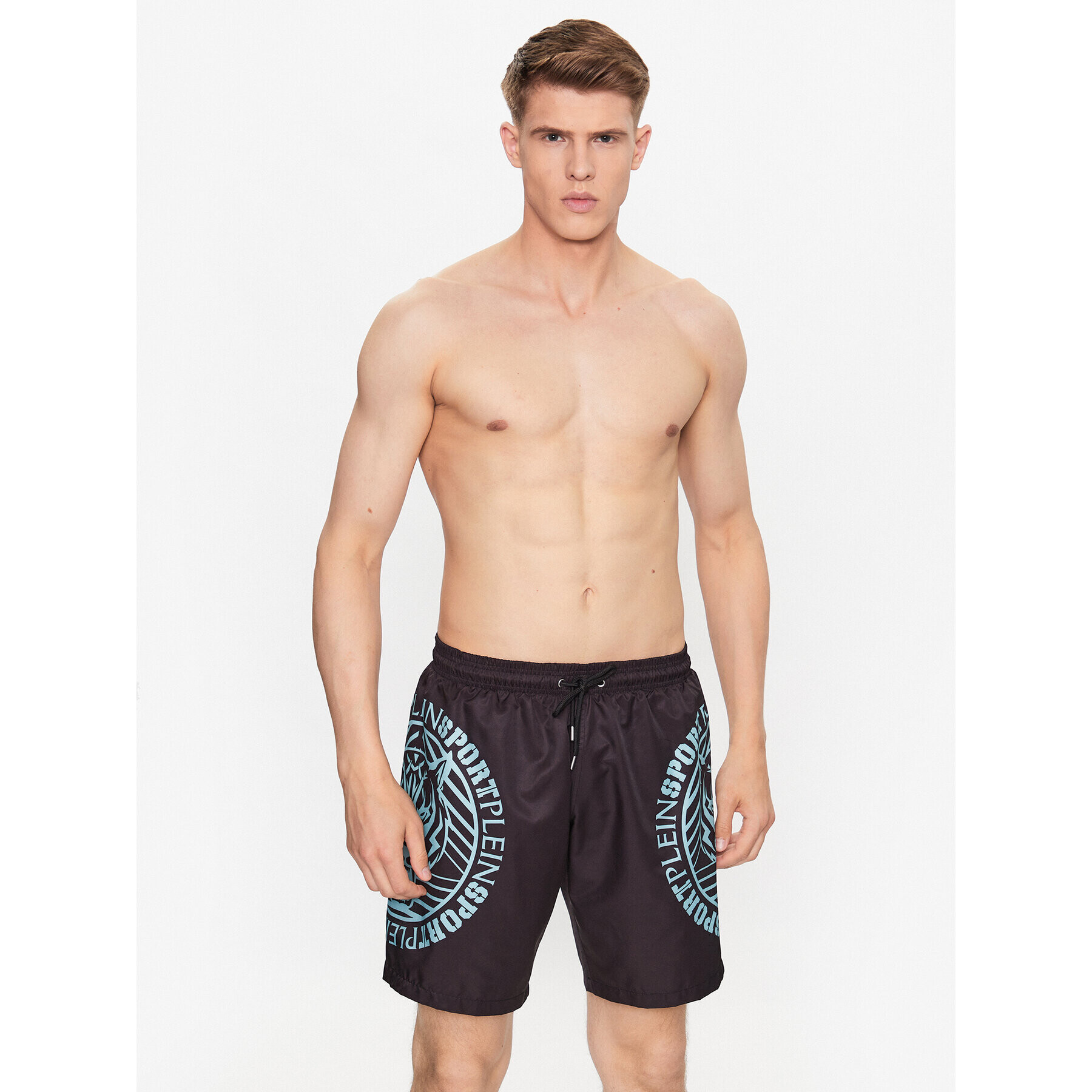 Plein Sport Плувни шорти Tiger SACC MMX0050 SXV005N Черен Regular Fit - Pepit.bg